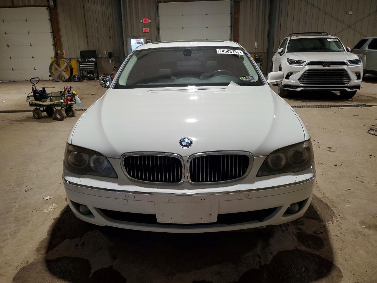 2006 Bmw 750 Li Белый vin: WBAHN83536DT27937