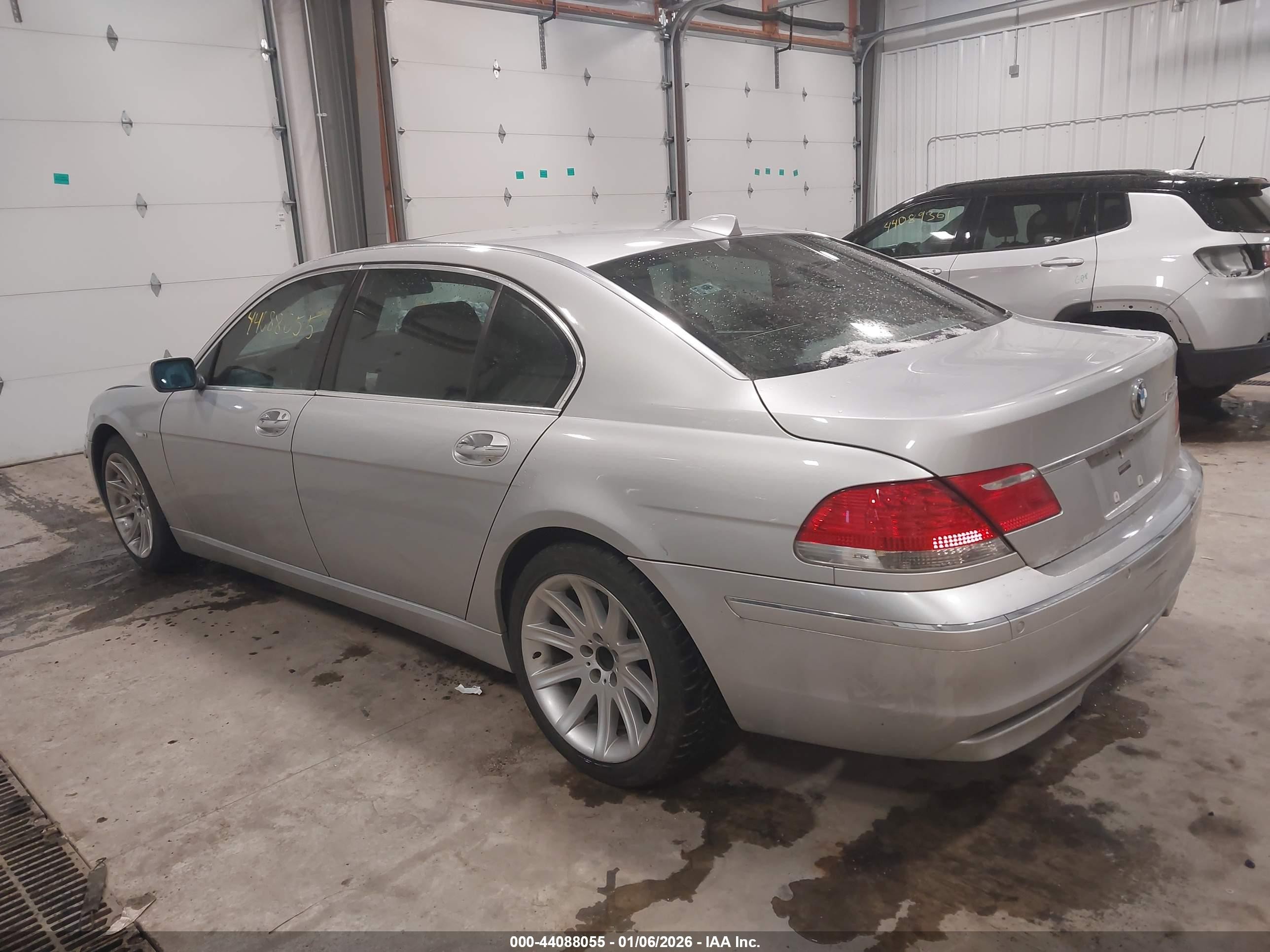 2006 Bmw 750li   Silver vin: WBAHN83536DT35326