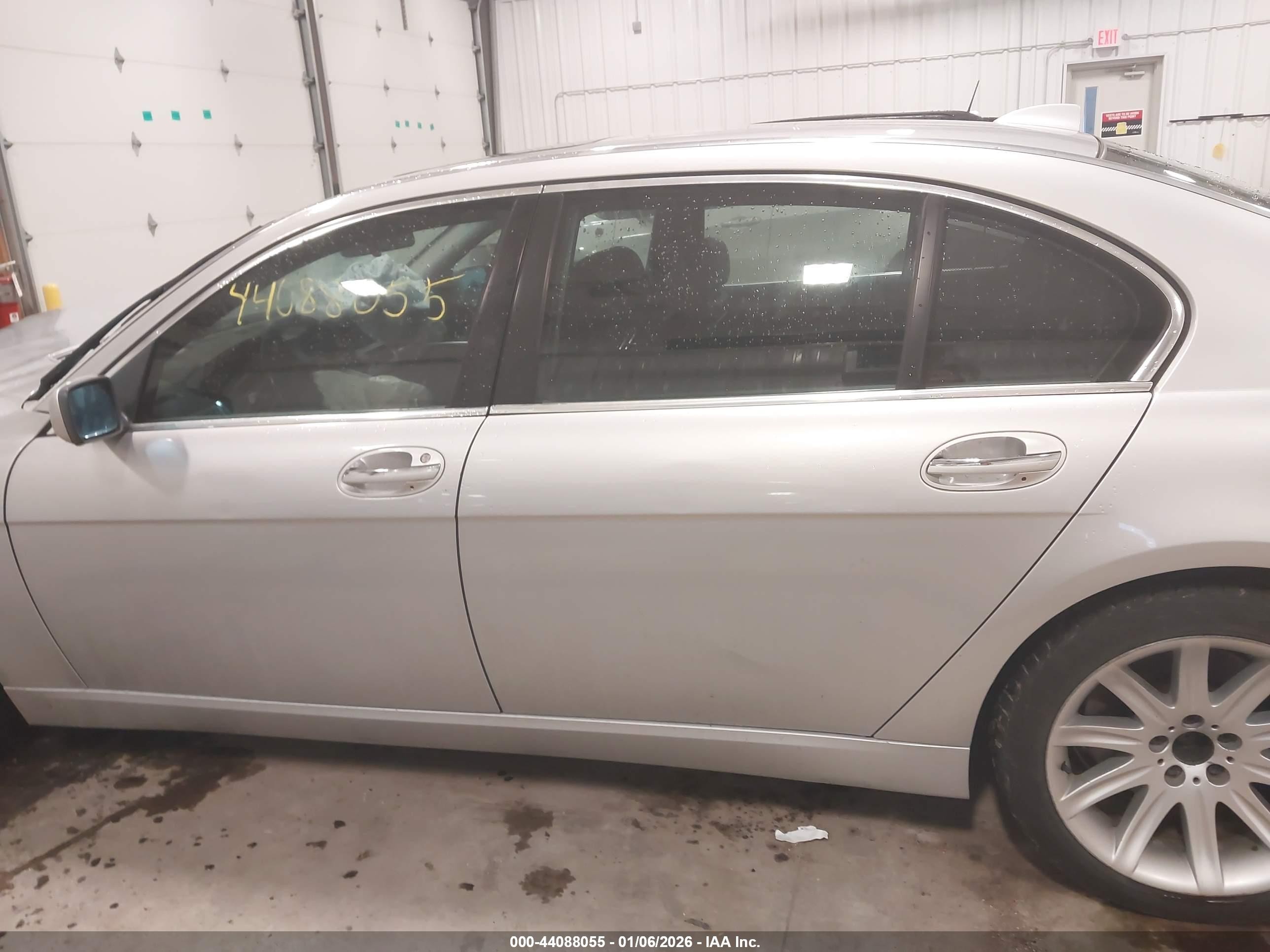 2006 Bmw 750li   Silver vin: WBAHN83536DT35326
