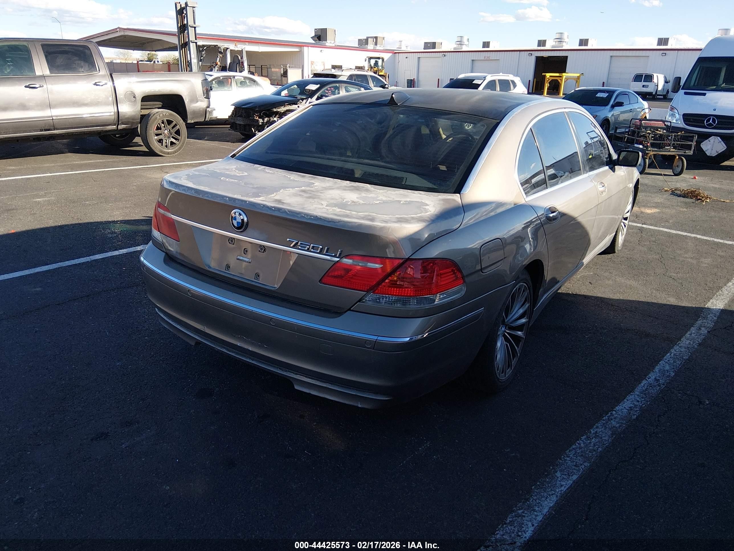 2006 Bmw 750li   Gold vin: WBAHN83536DT62171