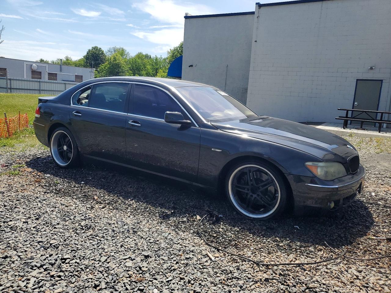 2006 Bmw 750 Li Black vin: WBAHN83536DT62817