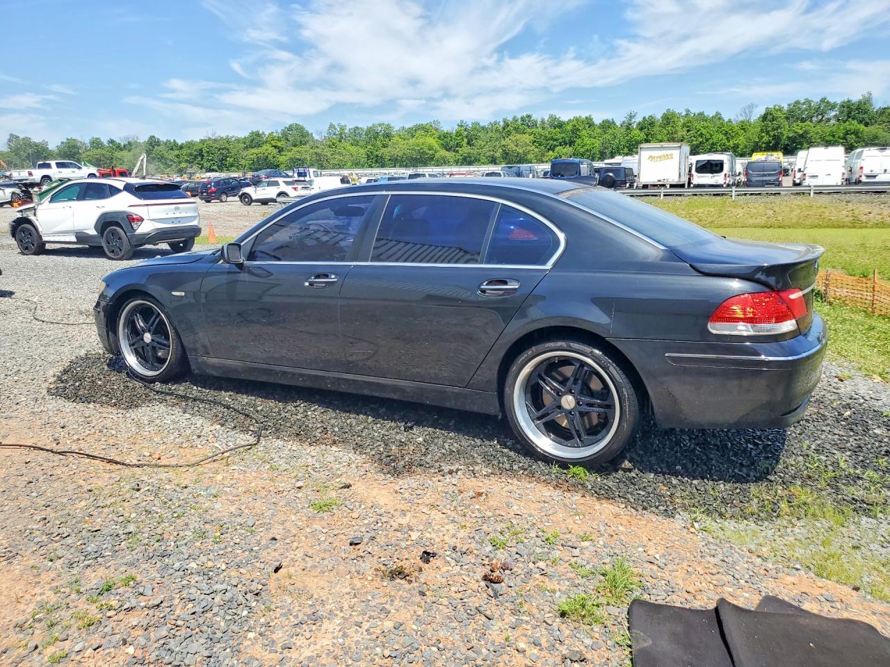2006 Bmw 750 Li Black vin: WBAHN83536DT62817