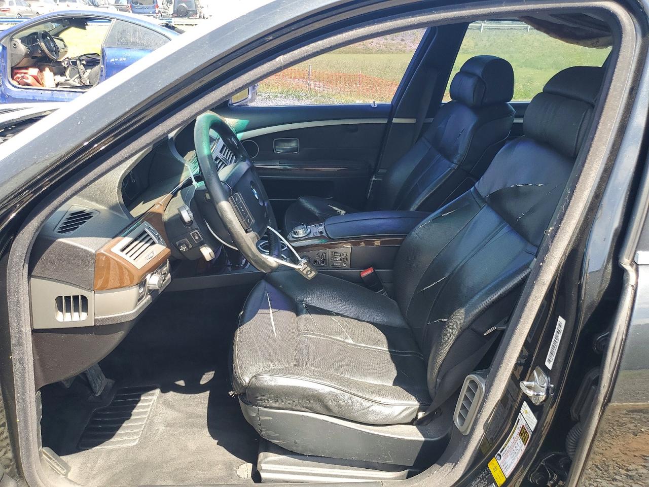2006 Bmw 750 Li Black vin: WBAHN83536DT62817