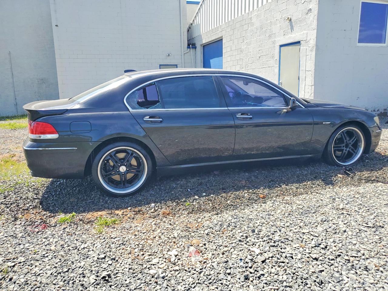 2006 Bmw 750 Li Black vin: WBAHN83536DT62817
