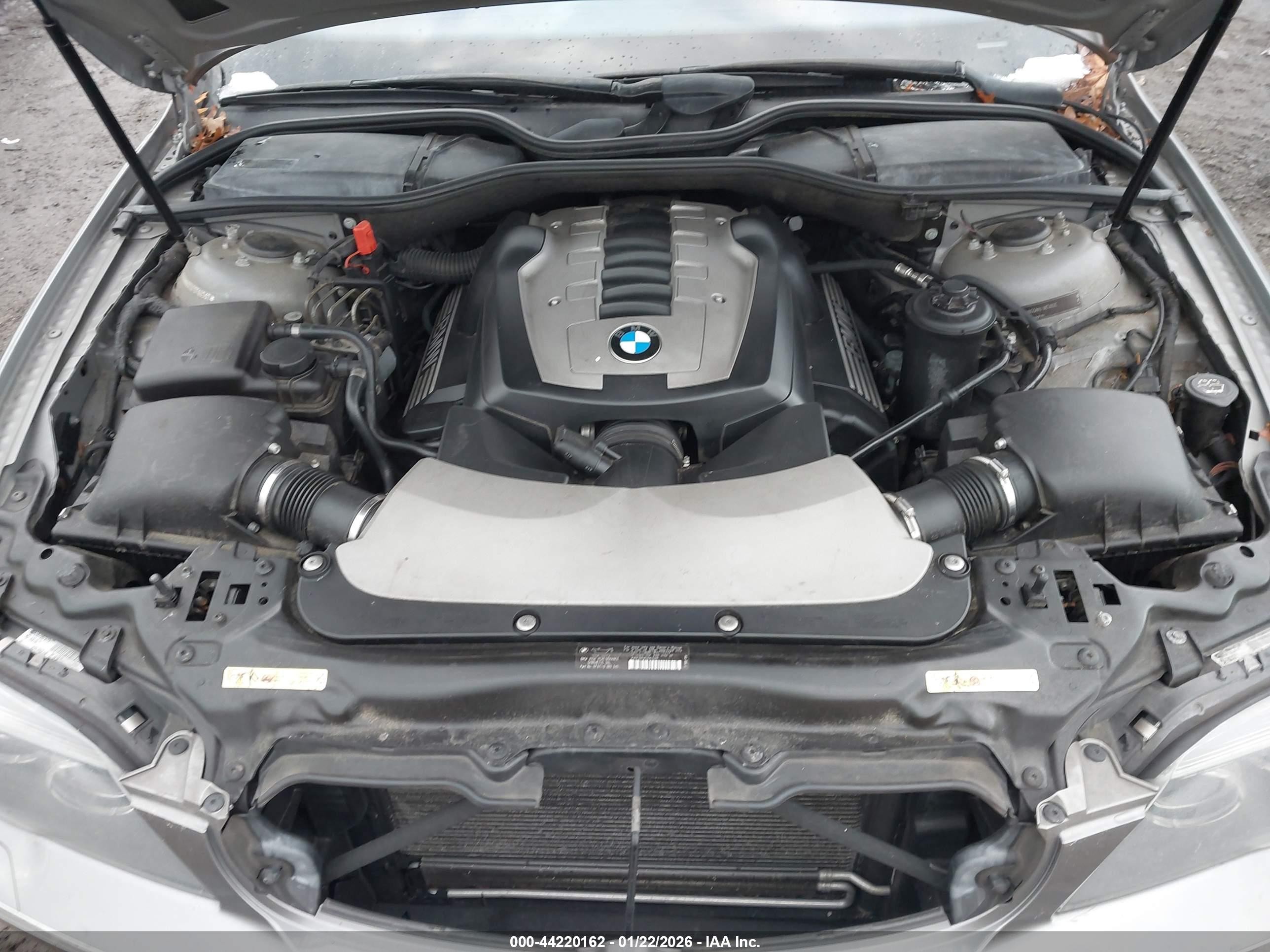 2007 Bmw 750li   Gray vin: WBAHN83537DT66397