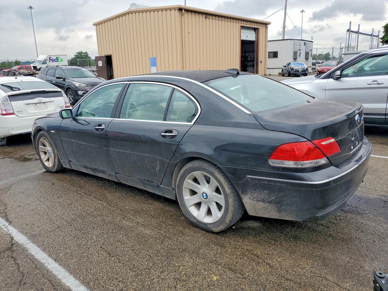 2008 Bmw 750 Li Black vin: WBAHN83538DT78549