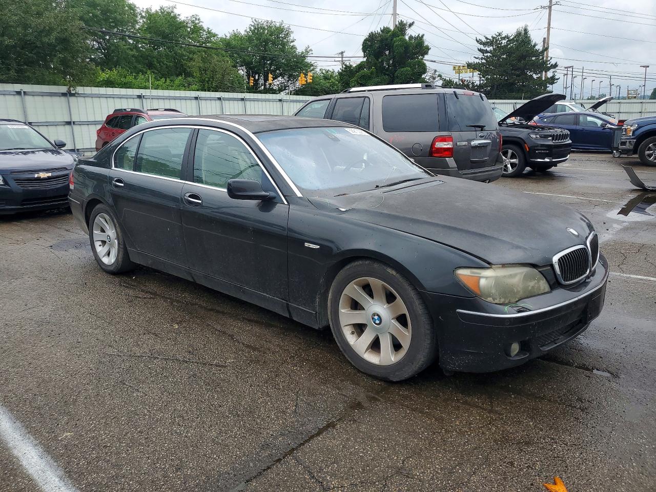 2008 Bmw 750 Li Black vin: WBAHN83538DT78549