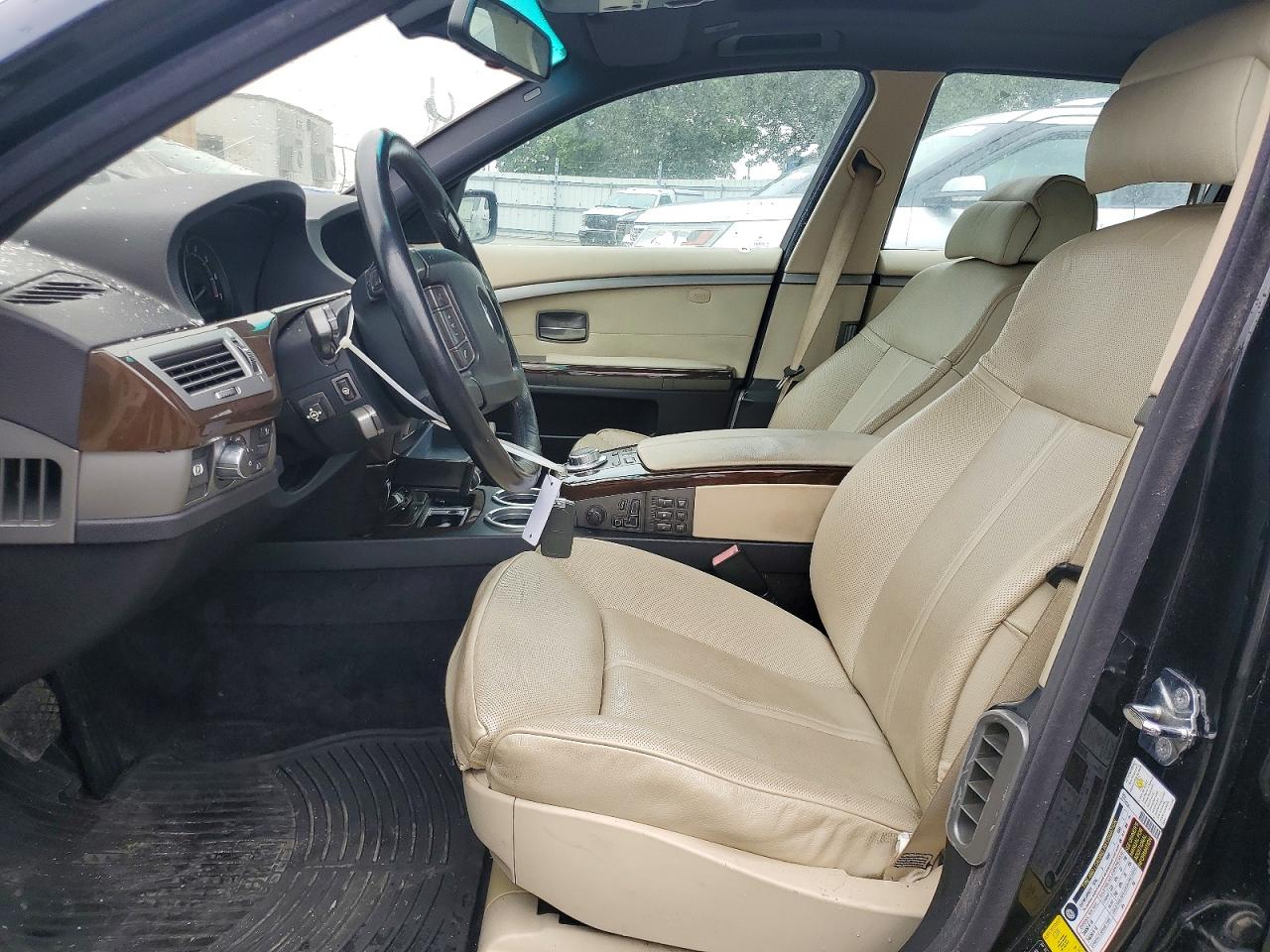 2008 Bmw 750 Li Black vin: WBAHN83538DT78549