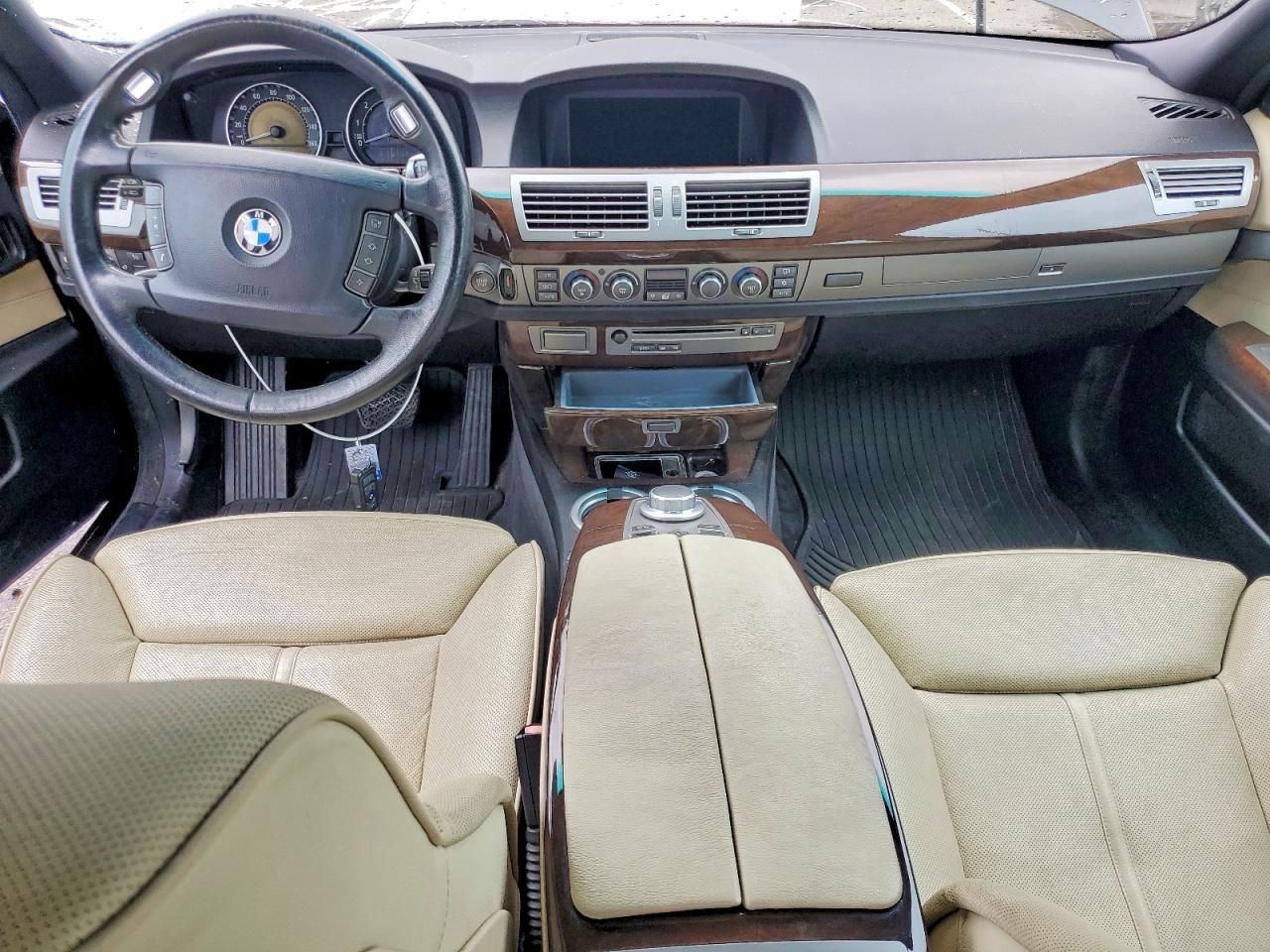 2008 Bmw 750 Li Black vin: WBAHN83538DT78549