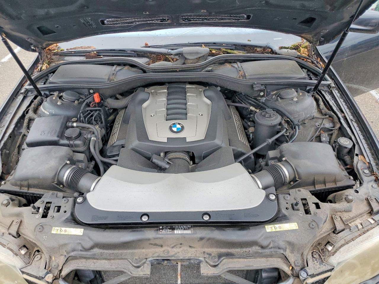 2008 Bmw 750 Li Black vin: WBAHN83538DT78549