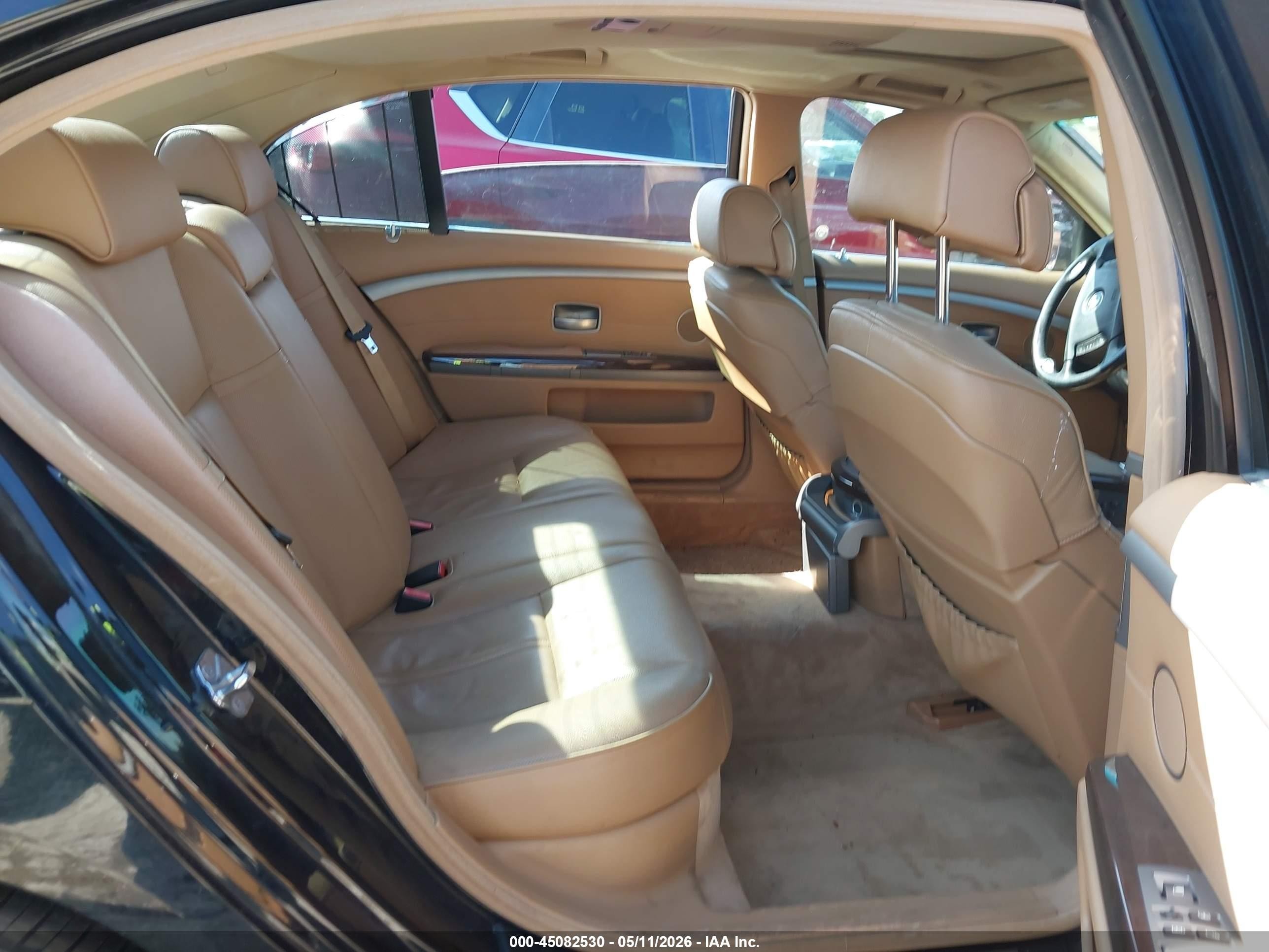 2008 Bmw 750li   Черный vin: WBAHN83538DT78678