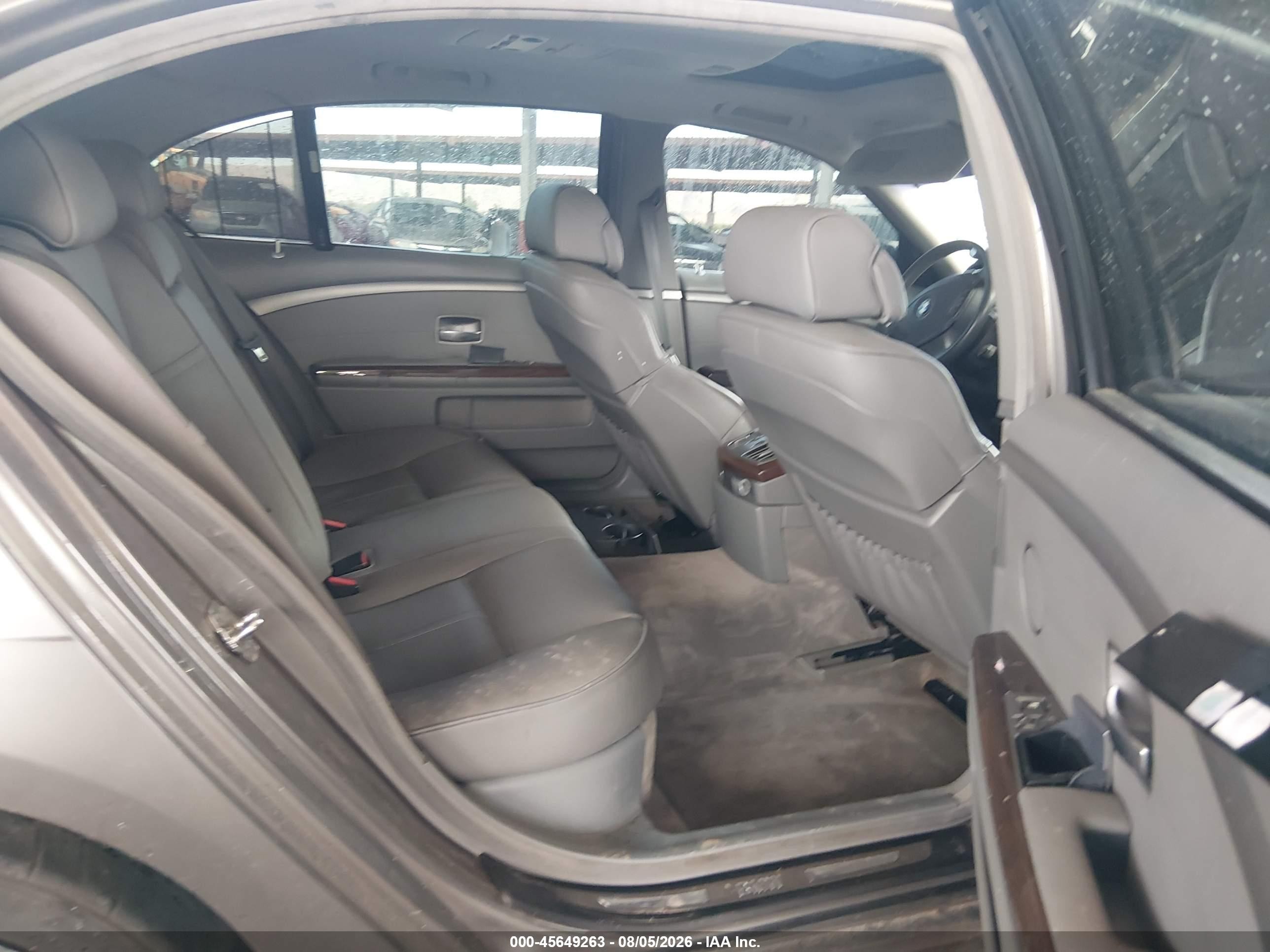 2008 Bmw 750li   Gray vin: WBAHN83538DT83590