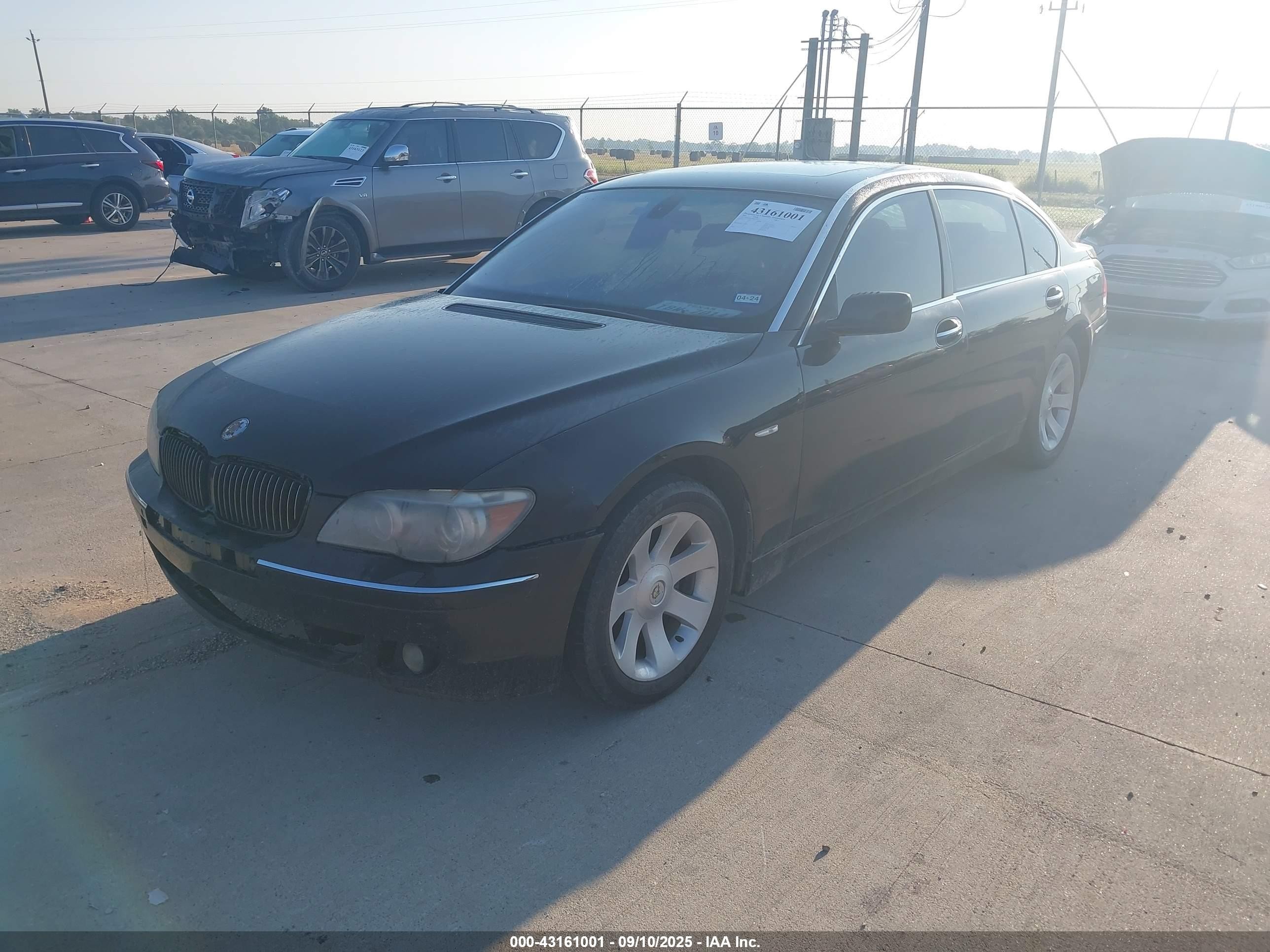 2006 Bmw 750li   Black vin: WBAHN83546DT30927