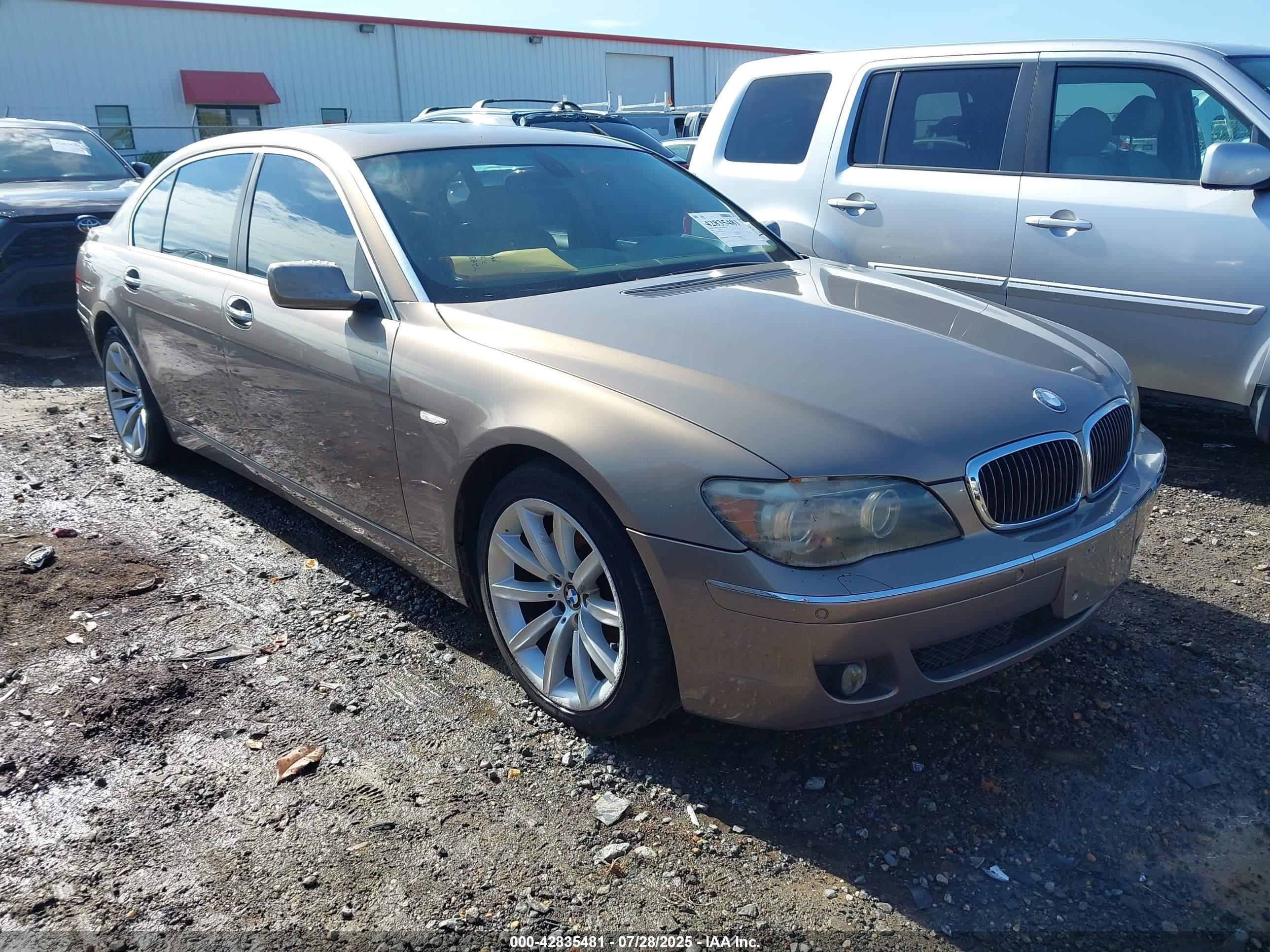 2008 Bmw 750li   Brown vin: WBAHN83548DT83971