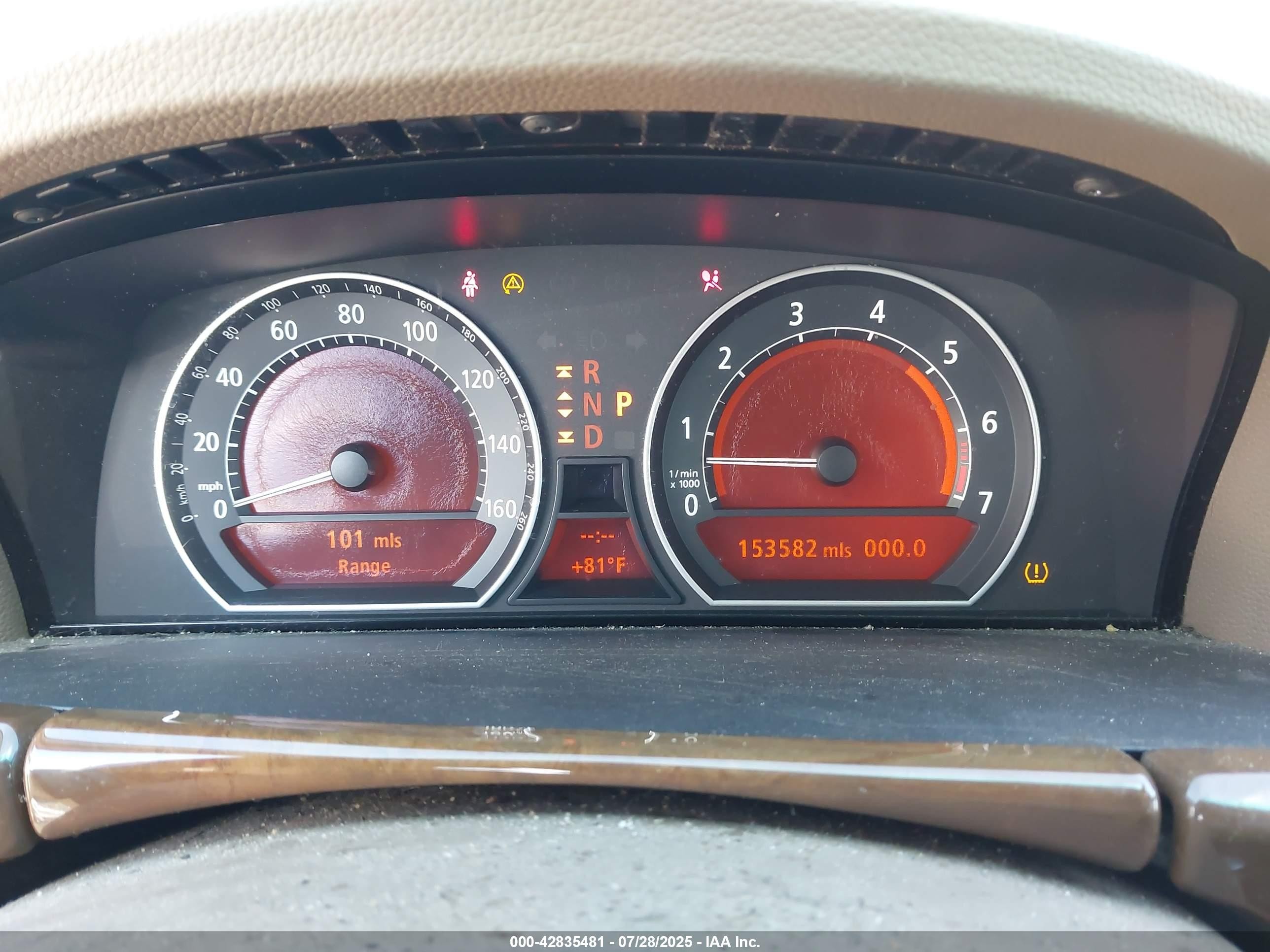 2008 Bmw 750li   Brown vin: WBAHN83548DT83971