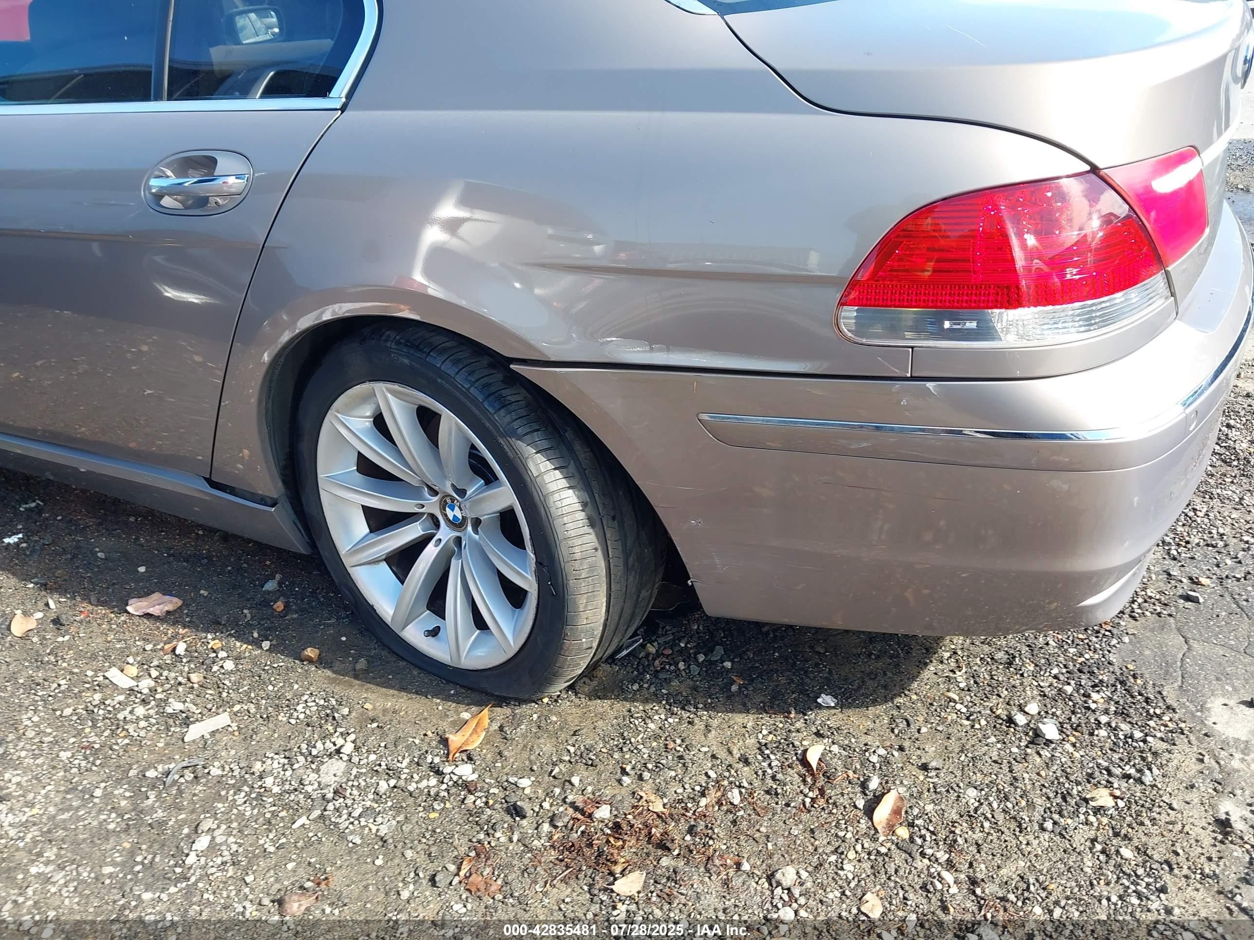 2008 Bmw 750li   Brown vin: WBAHN83548DT83971
