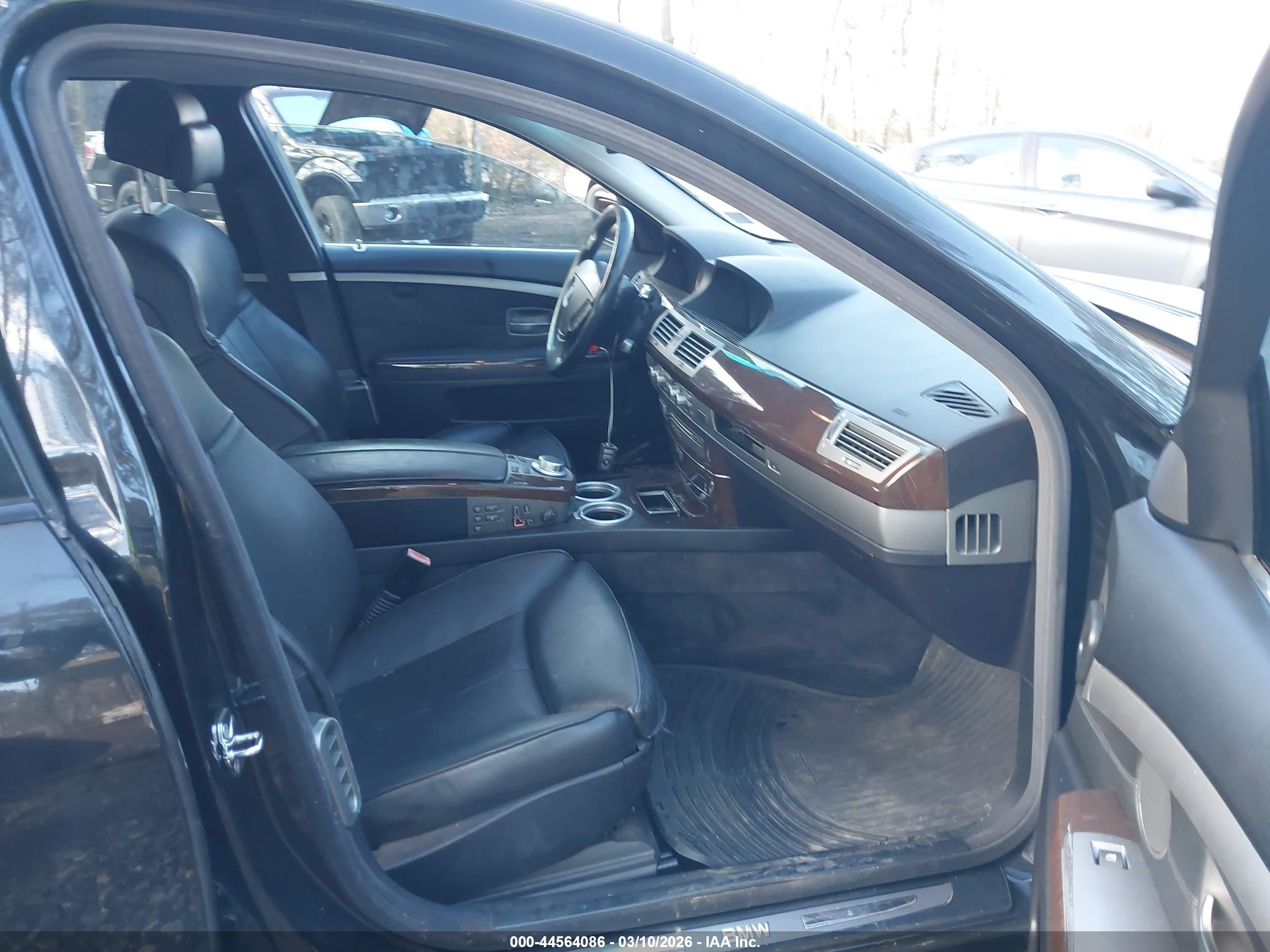 2008 Bmw 750li   Black vin: WBAHN83548DT84019