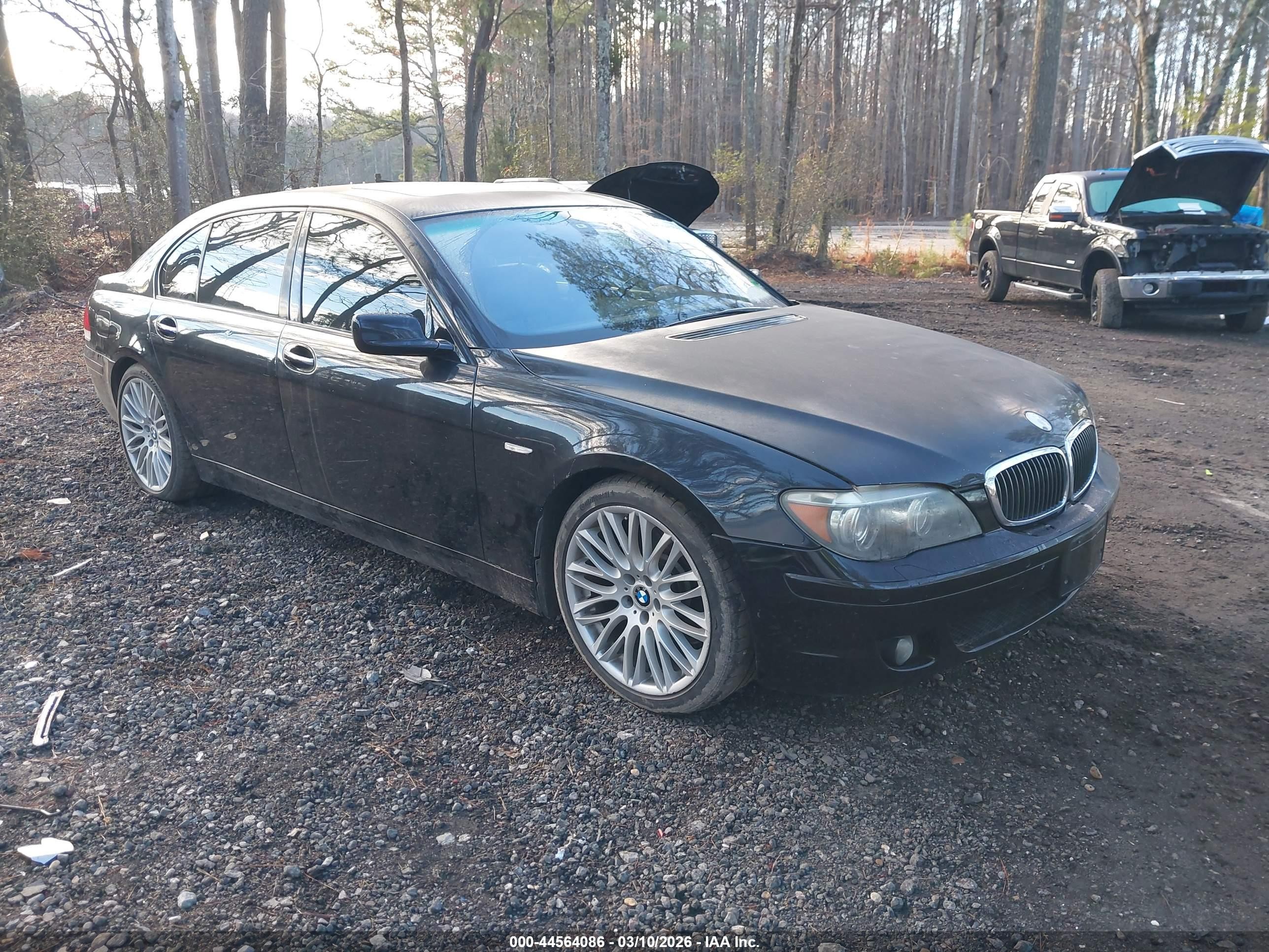 2008 Bmw 750li   Black vin: WBAHN83548DT84019