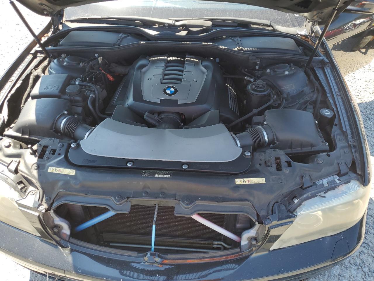2008 Bmw 750 Li Черный vin: WBAHN83548DT84179