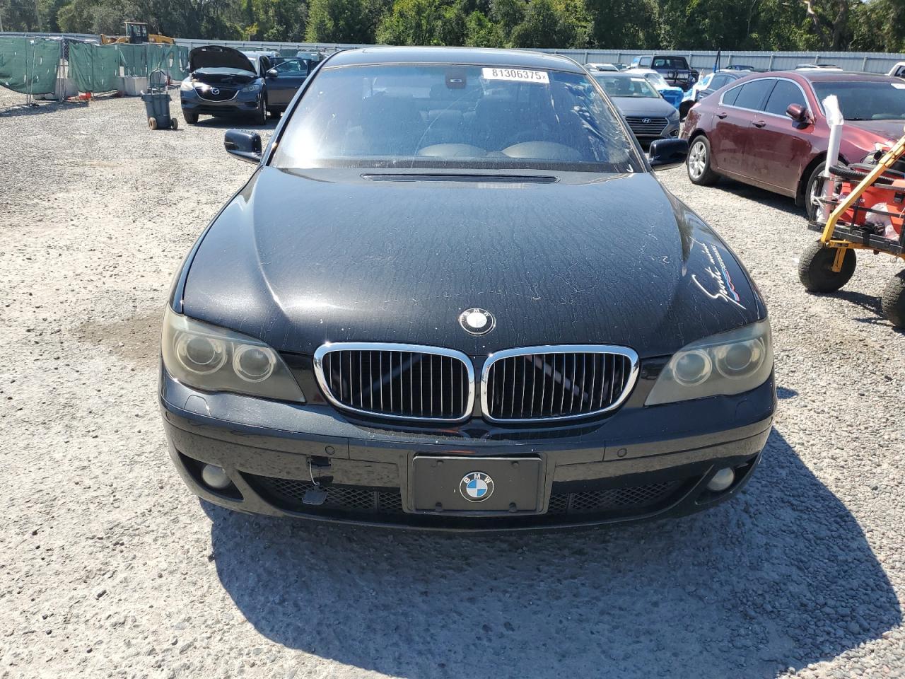 2008 Bmw 750 Li Черный vin: WBAHN83548DT84179