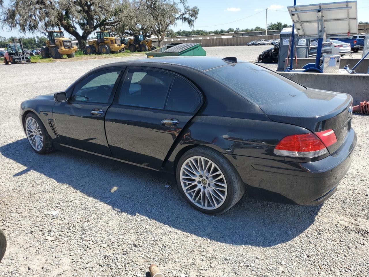 2008 Bmw 750 Li Черный vin: WBAHN83548DT84179