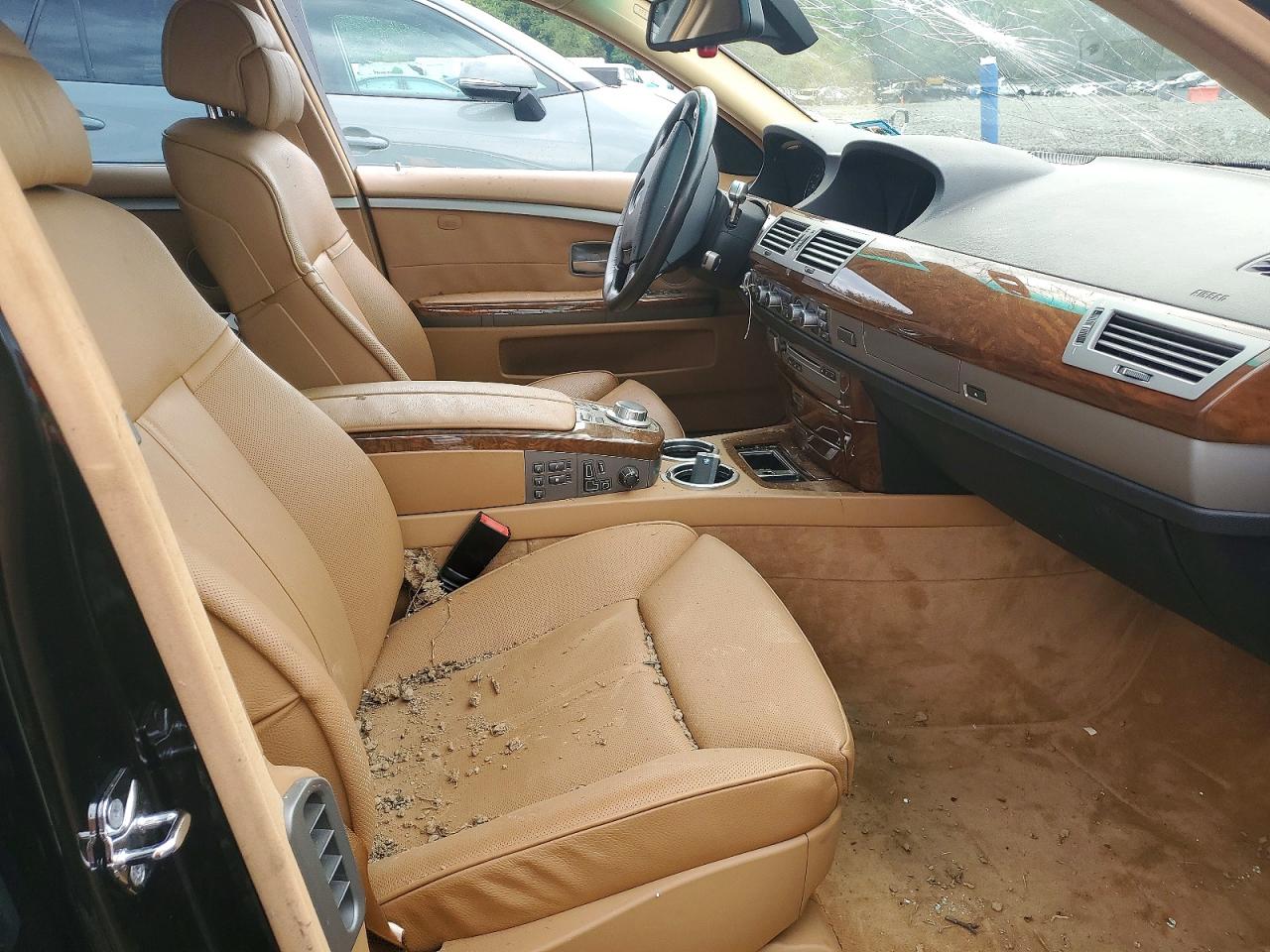 2006 Bmw 750 Li Black vin: WBAHN83556DT31875