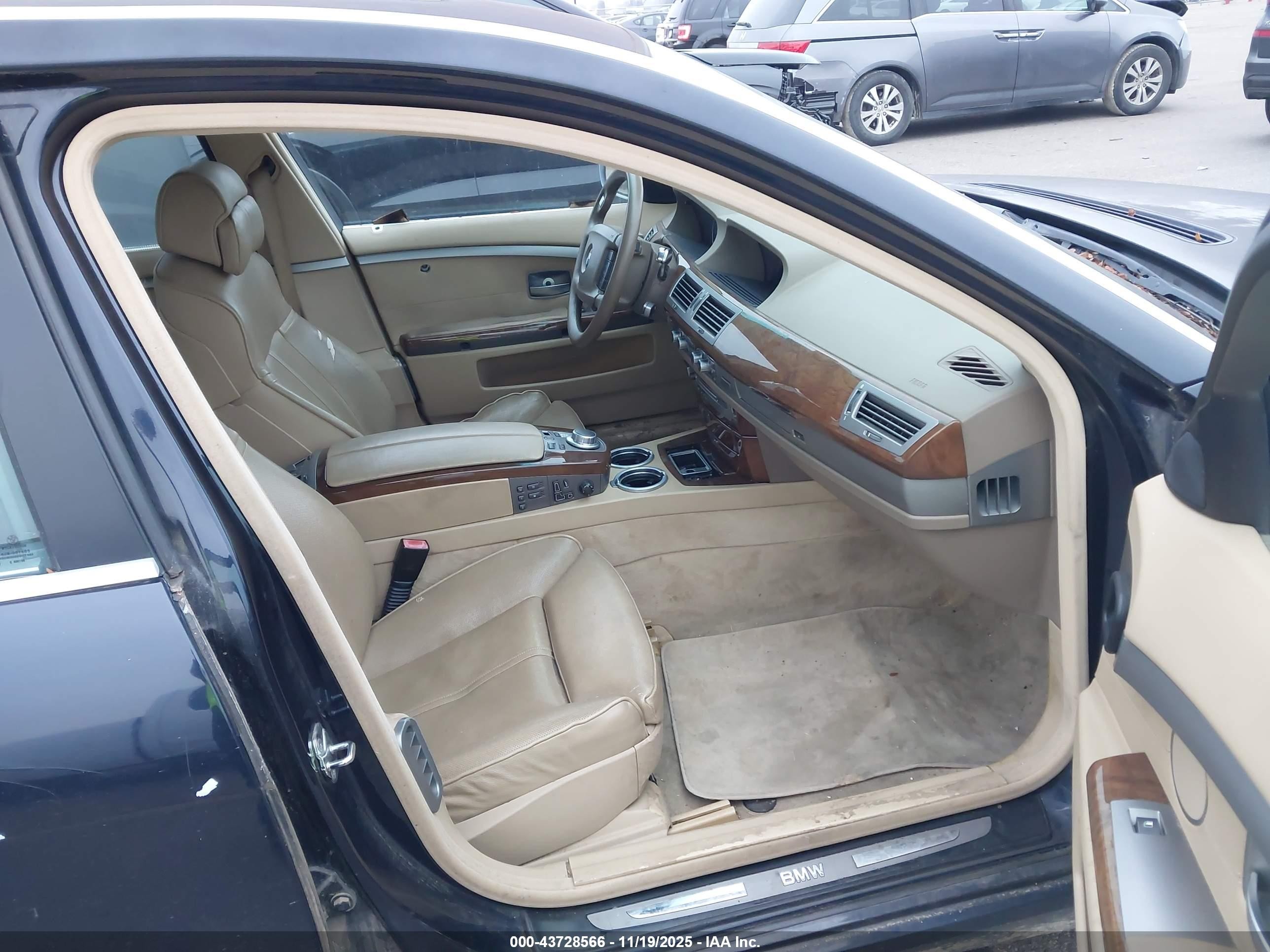 2006 Bmw 750li   Black vin: WBAHN83556DT38549