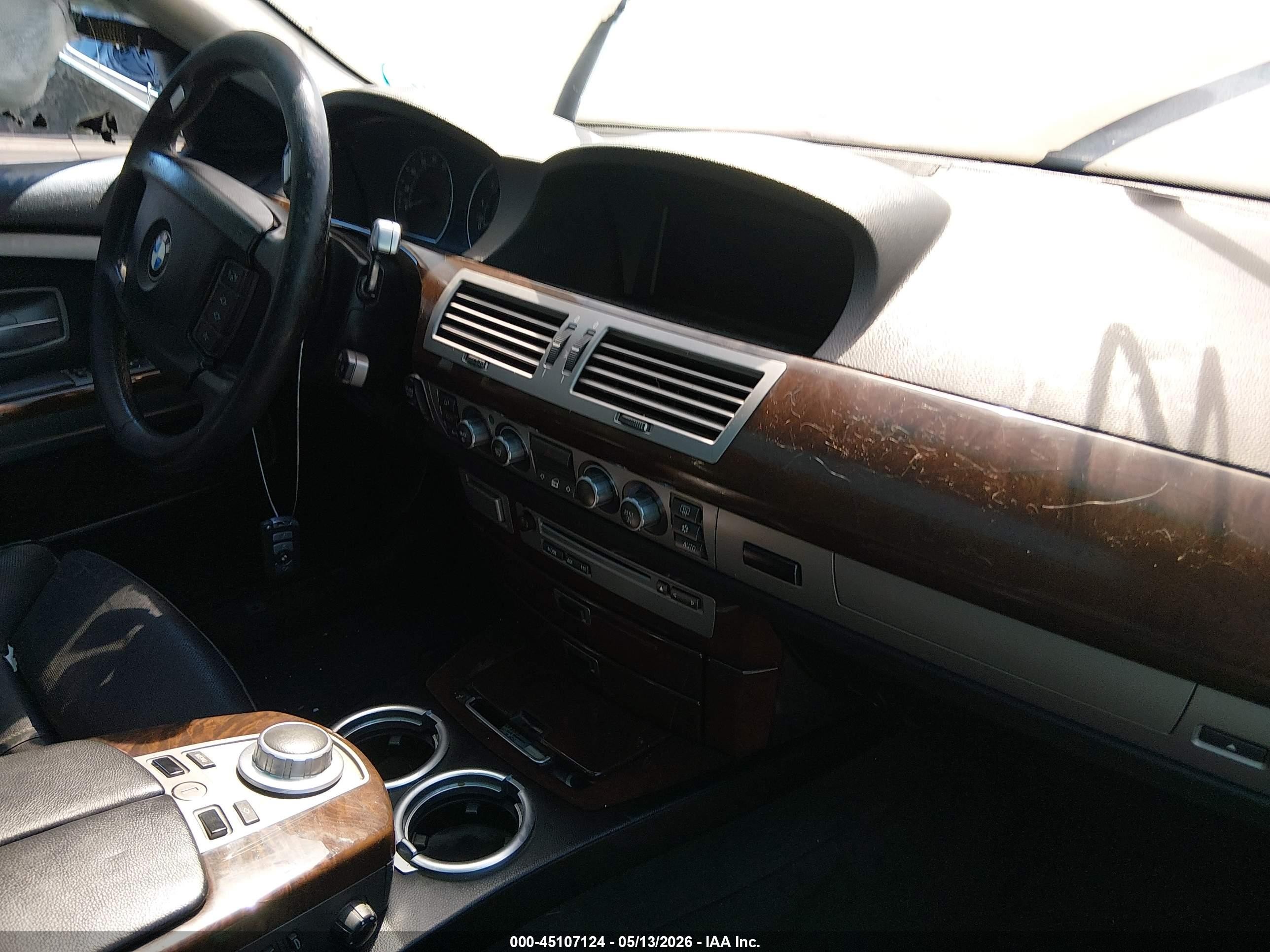 2006 Bmw 750li   Black vin: WBAHN83556DT59045