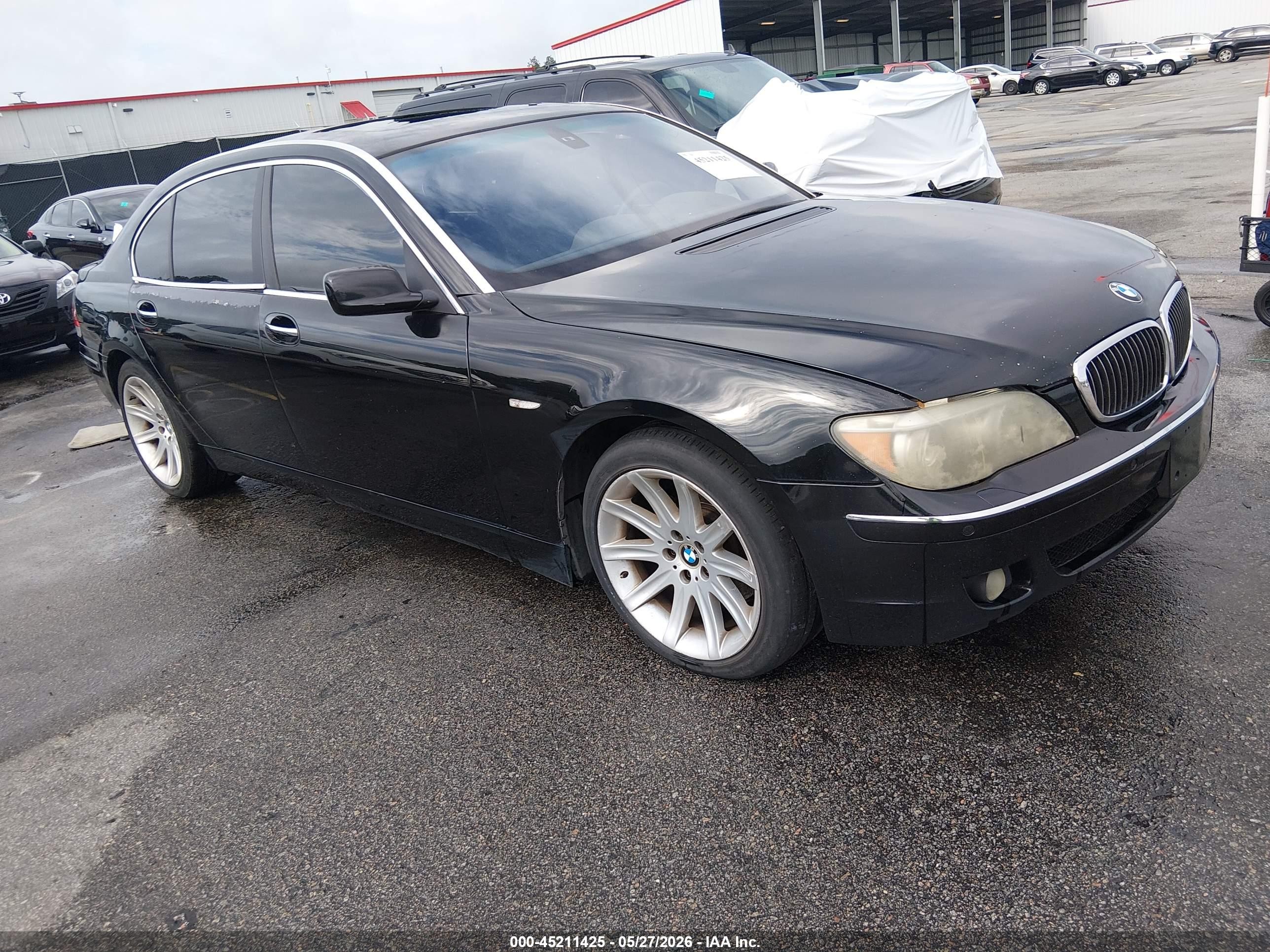 2006 Bmw 750li   Black vin: WBAHN83556DT60597