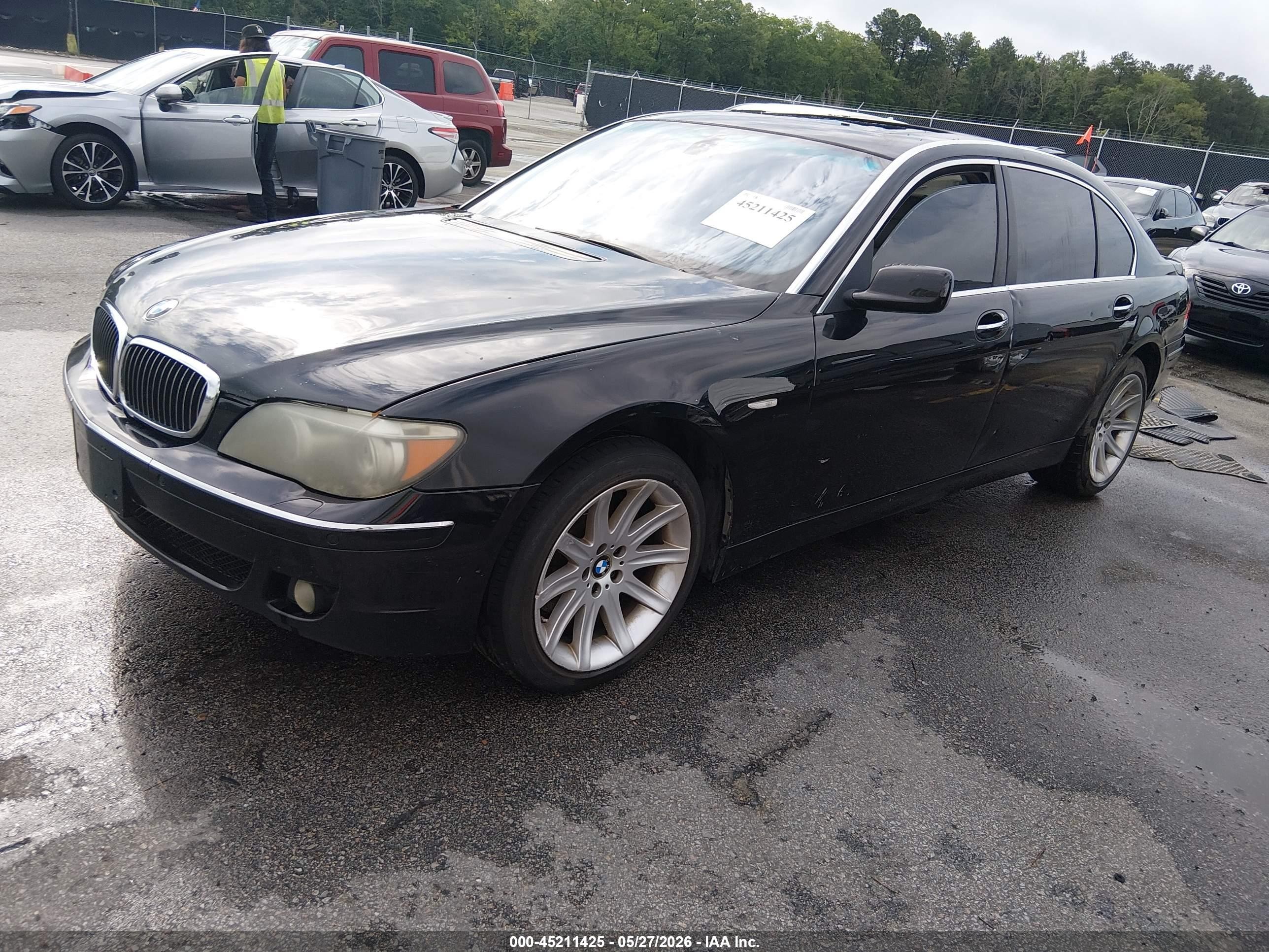 2006 Bmw 750li   Black vin: WBAHN83556DT60597