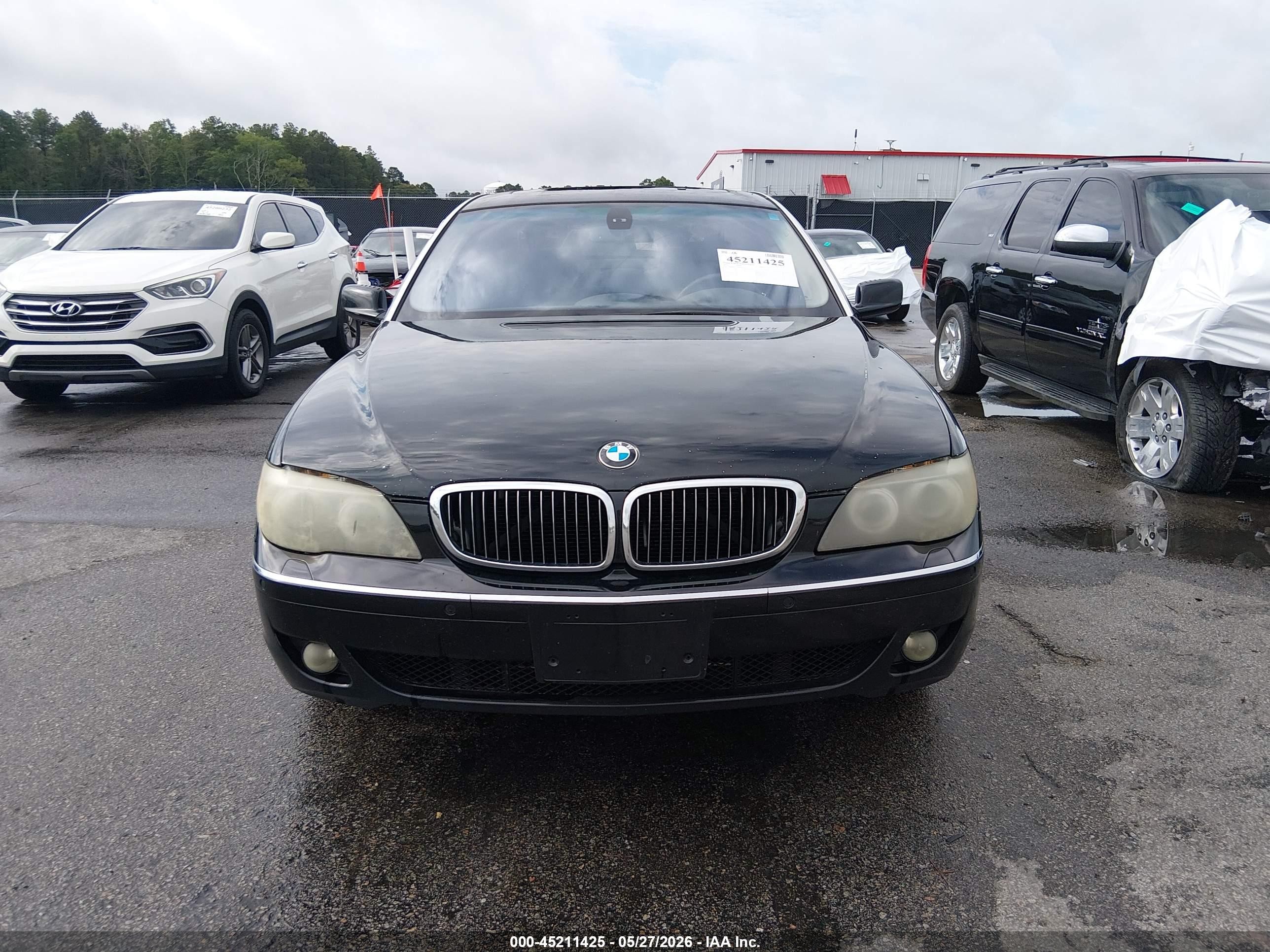 2006 Bmw 750li   Black vin: WBAHN83556DT60597