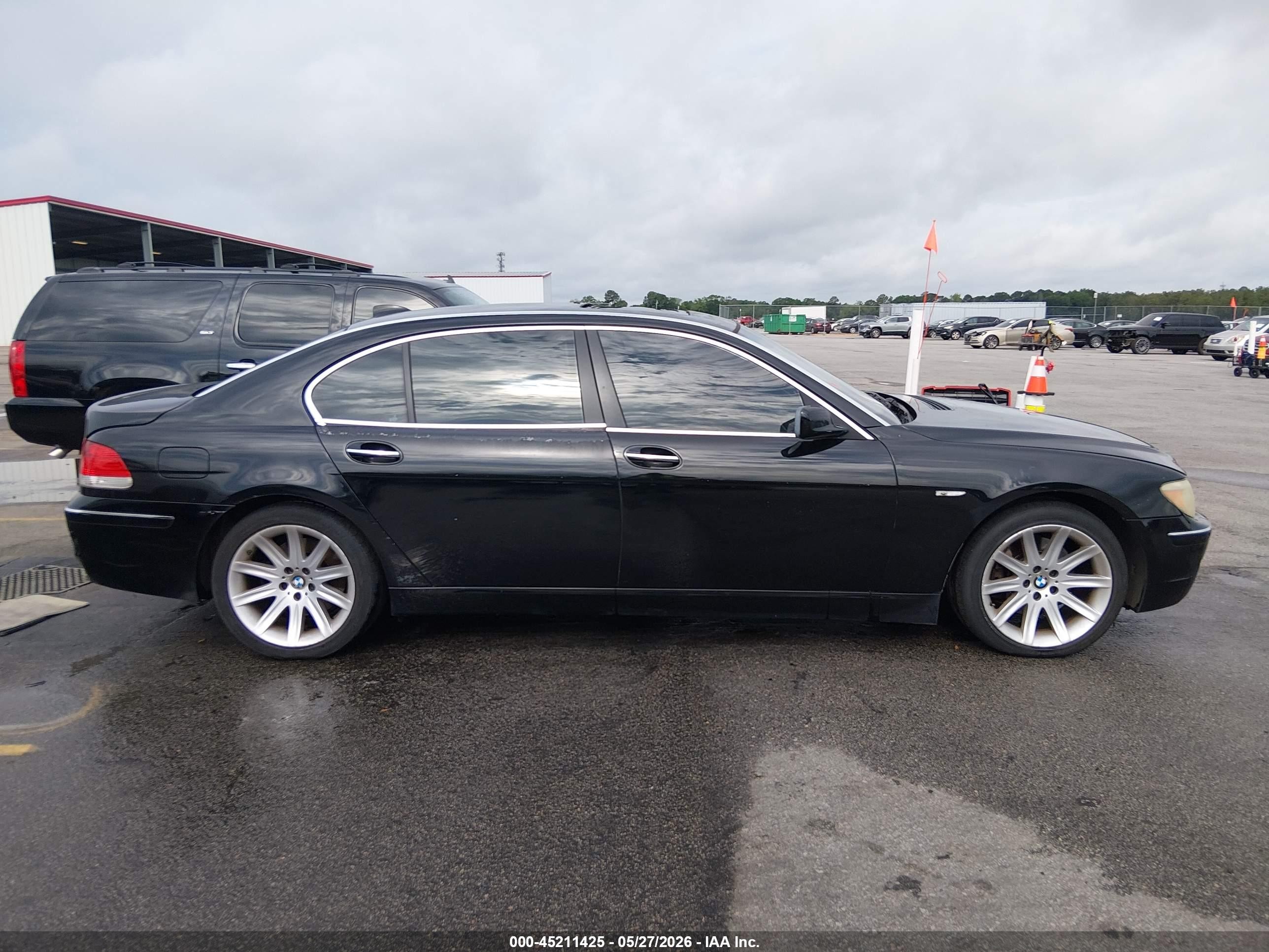 2006 Bmw 750li   Black vin: WBAHN83556DT60597