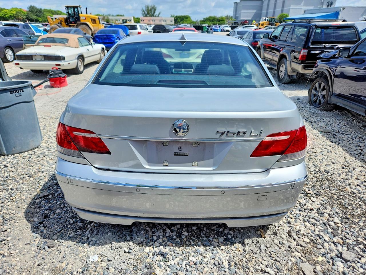 2006 Bmw 750 Li Silver vin: WBAHN83556DT60972