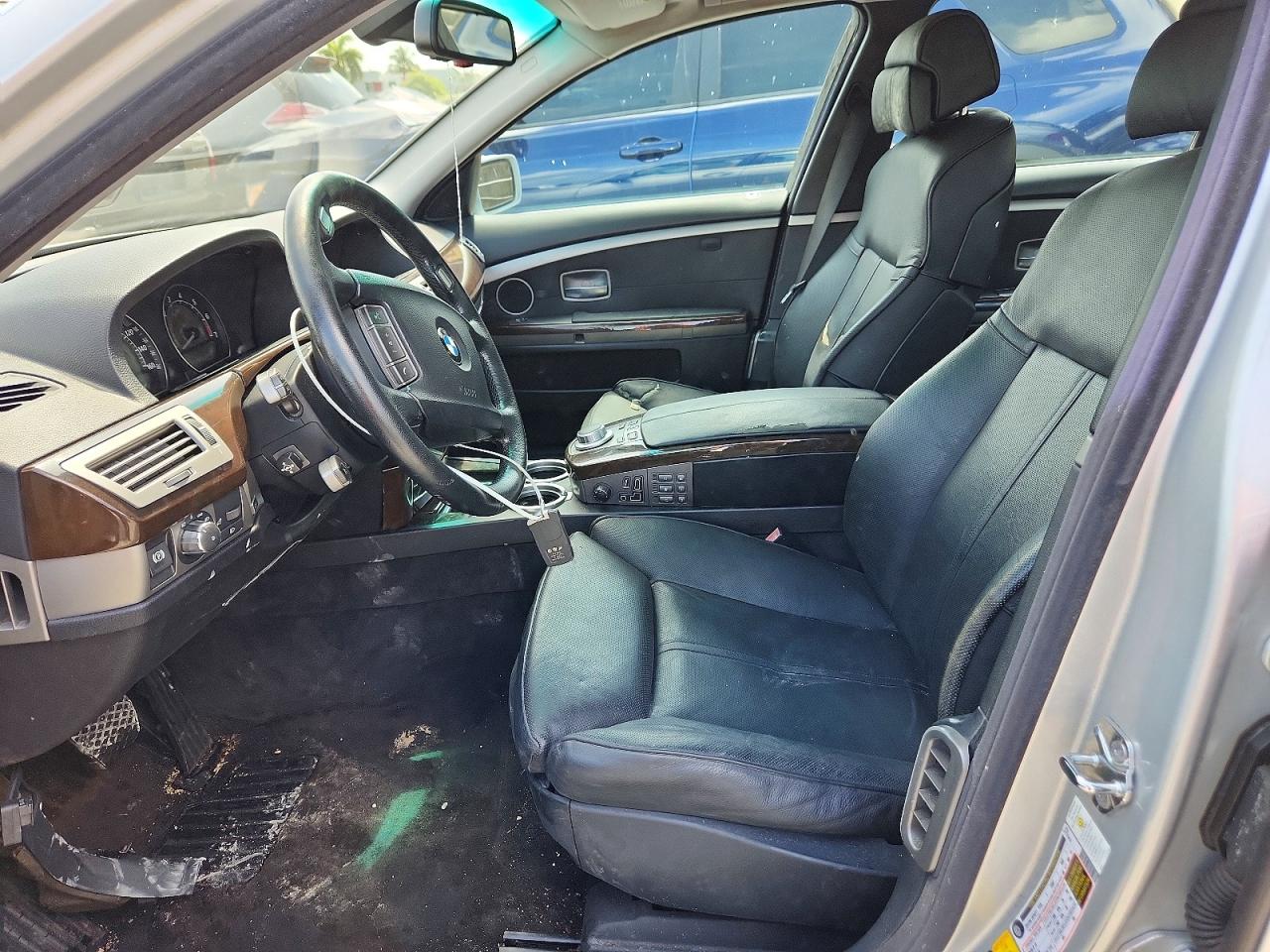 2006 Bmw 750 Li Silver vin: WBAHN83556DT60972