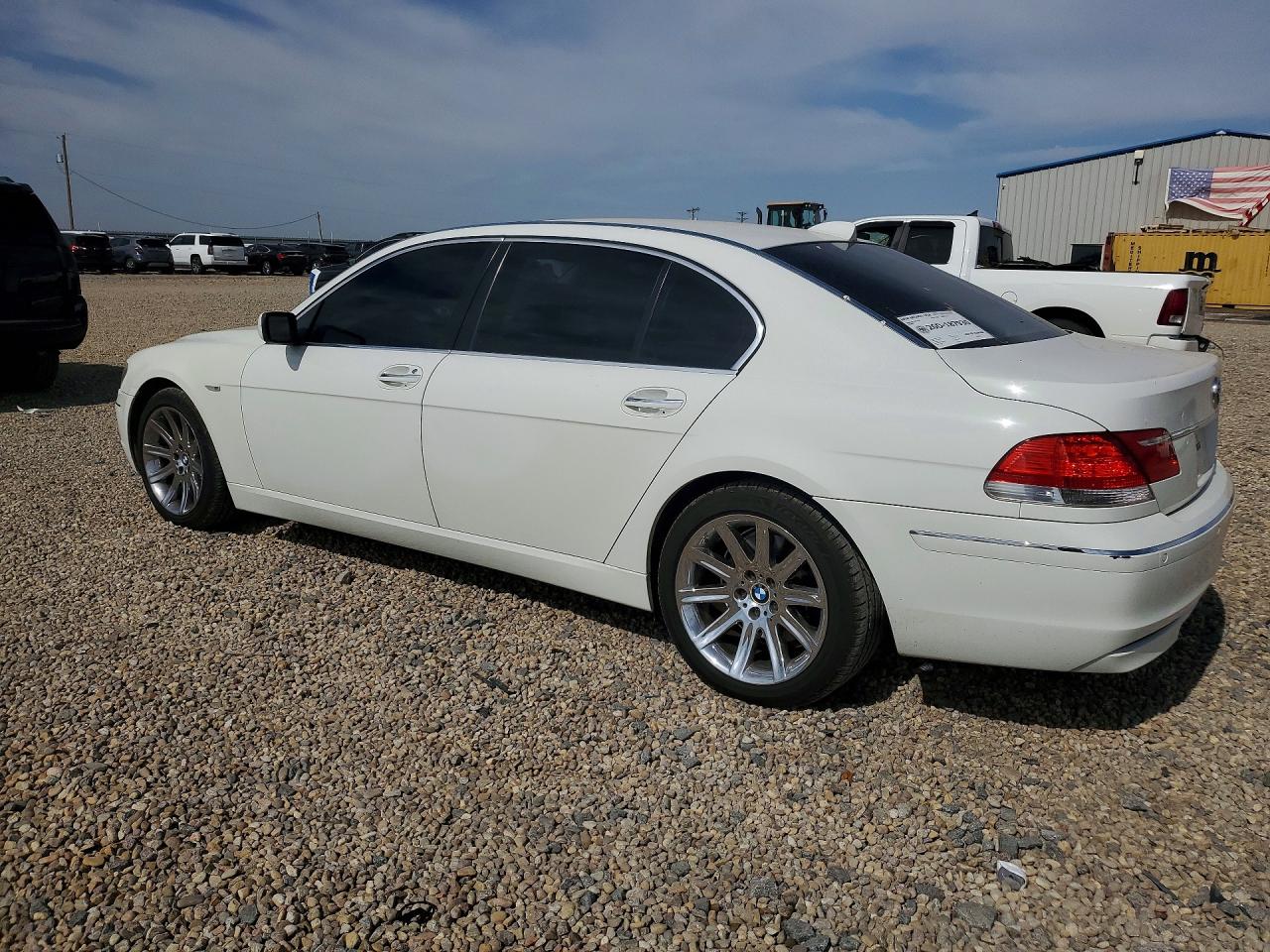 2006 Bmw 750 Li White vin: WBAHN83556DT63581