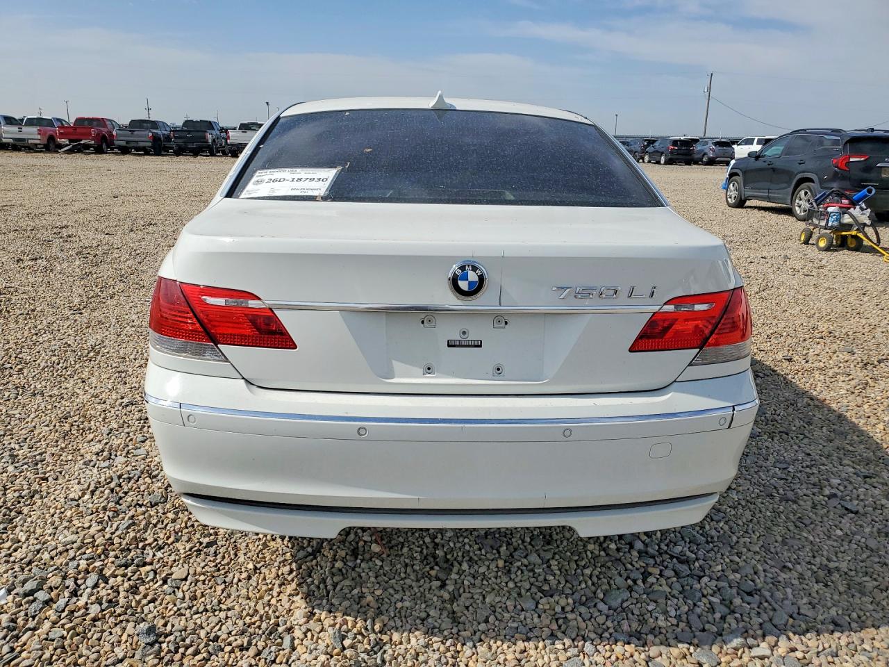 2006 Bmw 750 Li White vin: WBAHN83556DT63581