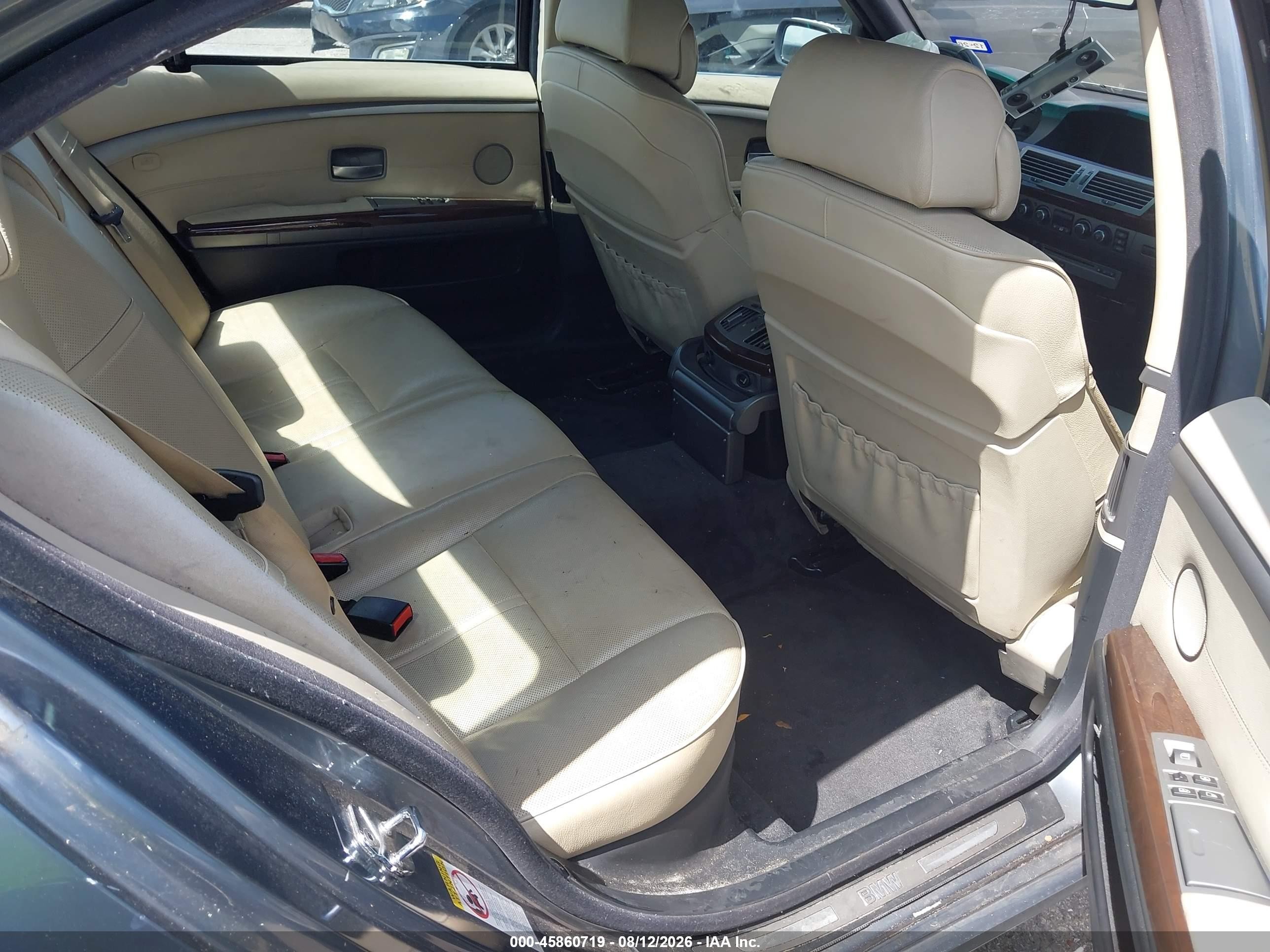 2007 Bmw 750li   Blue vin: WBAHN83557DT66272