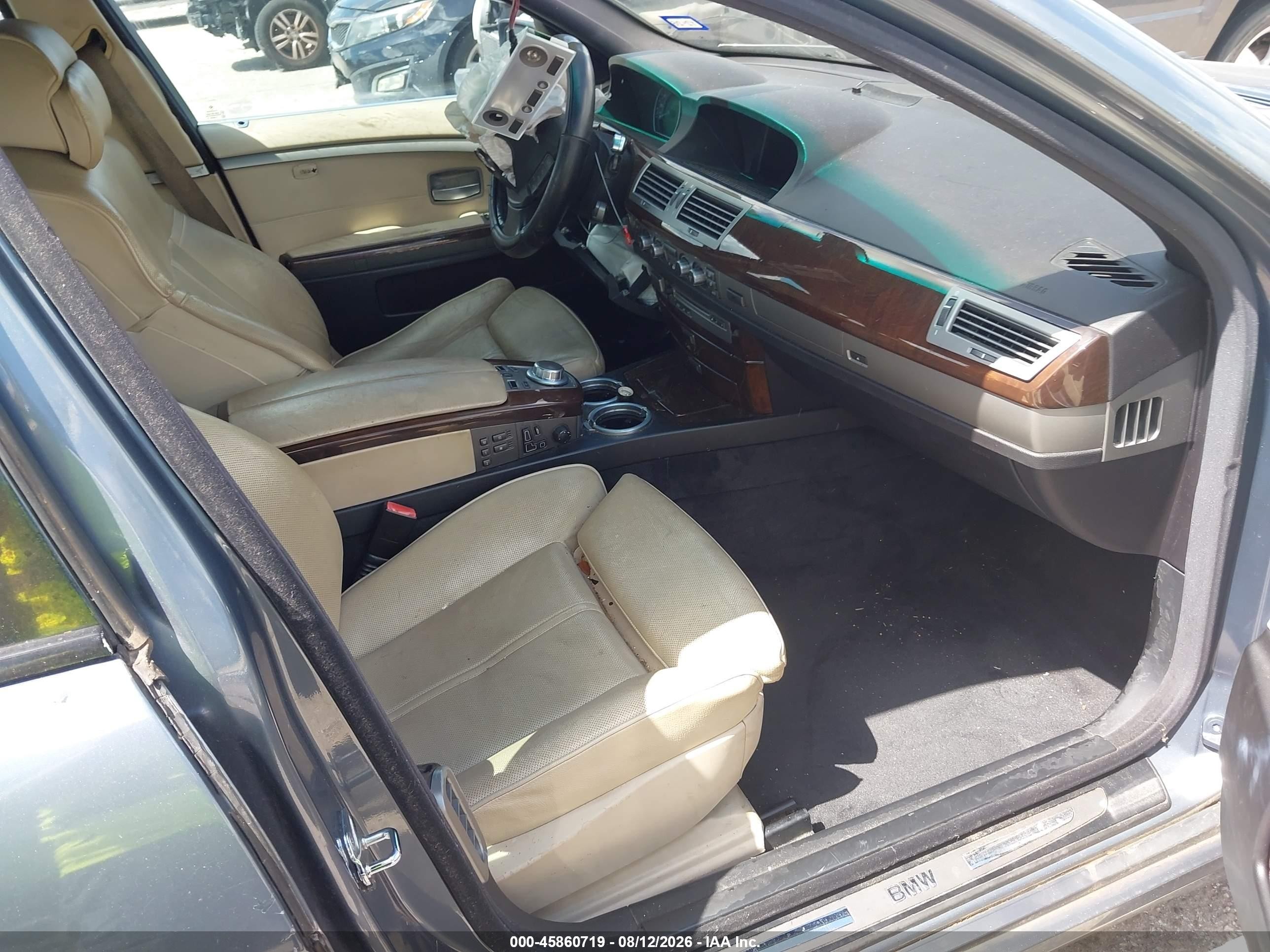2007 Bmw 750li   Blue vin: WBAHN83557DT66272