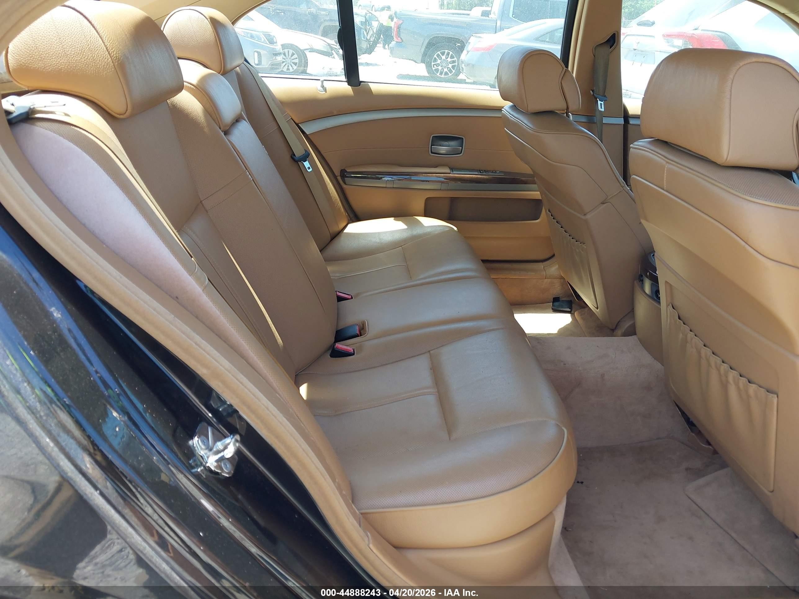 2007 Bmw 750li   Black vin: WBAHN83557DT75795