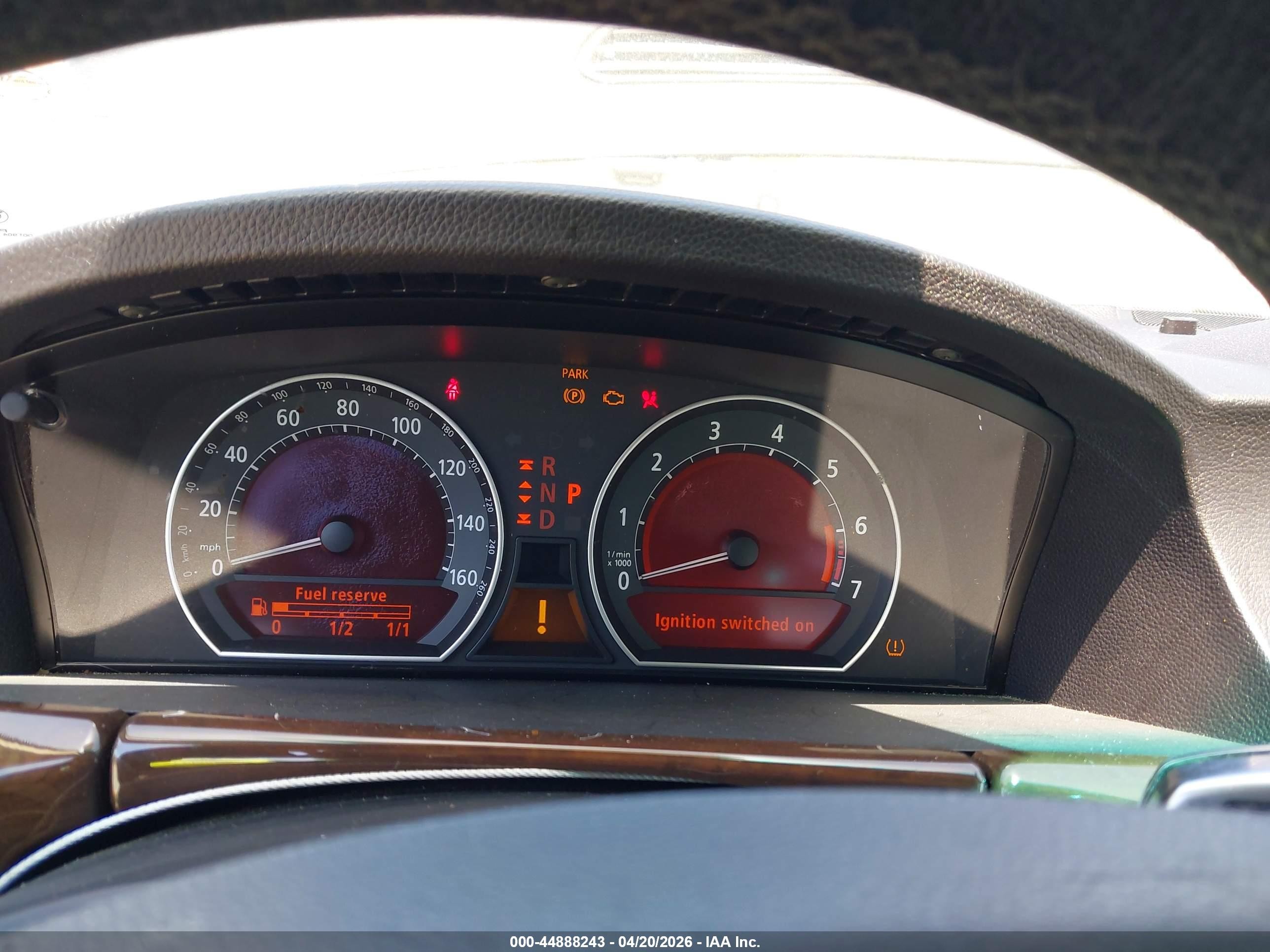 2007 Bmw 750li   Black vin: WBAHN83557DT75795