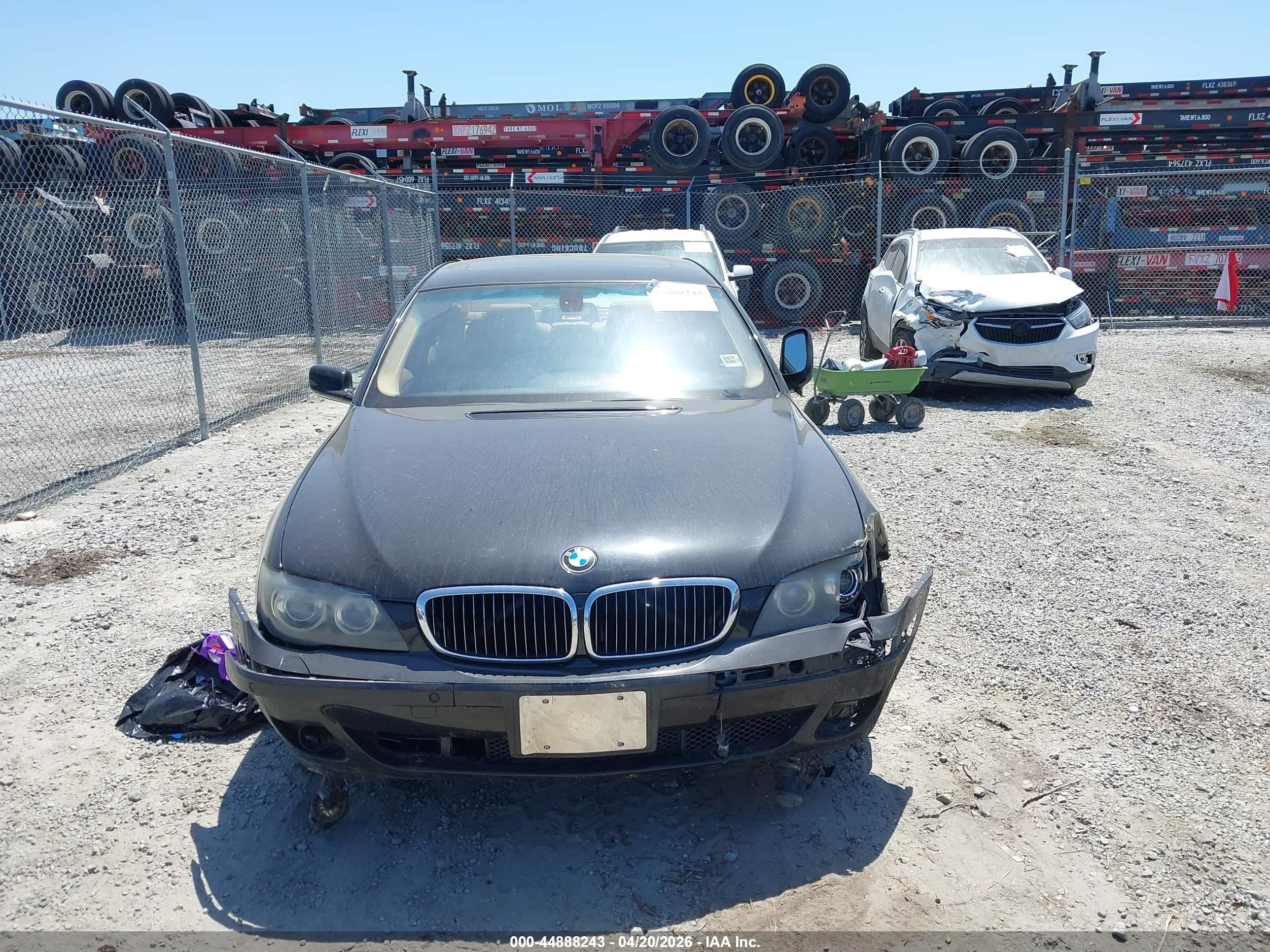 2007 Bmw 750li   Black vin: WBAHN83557DT75795