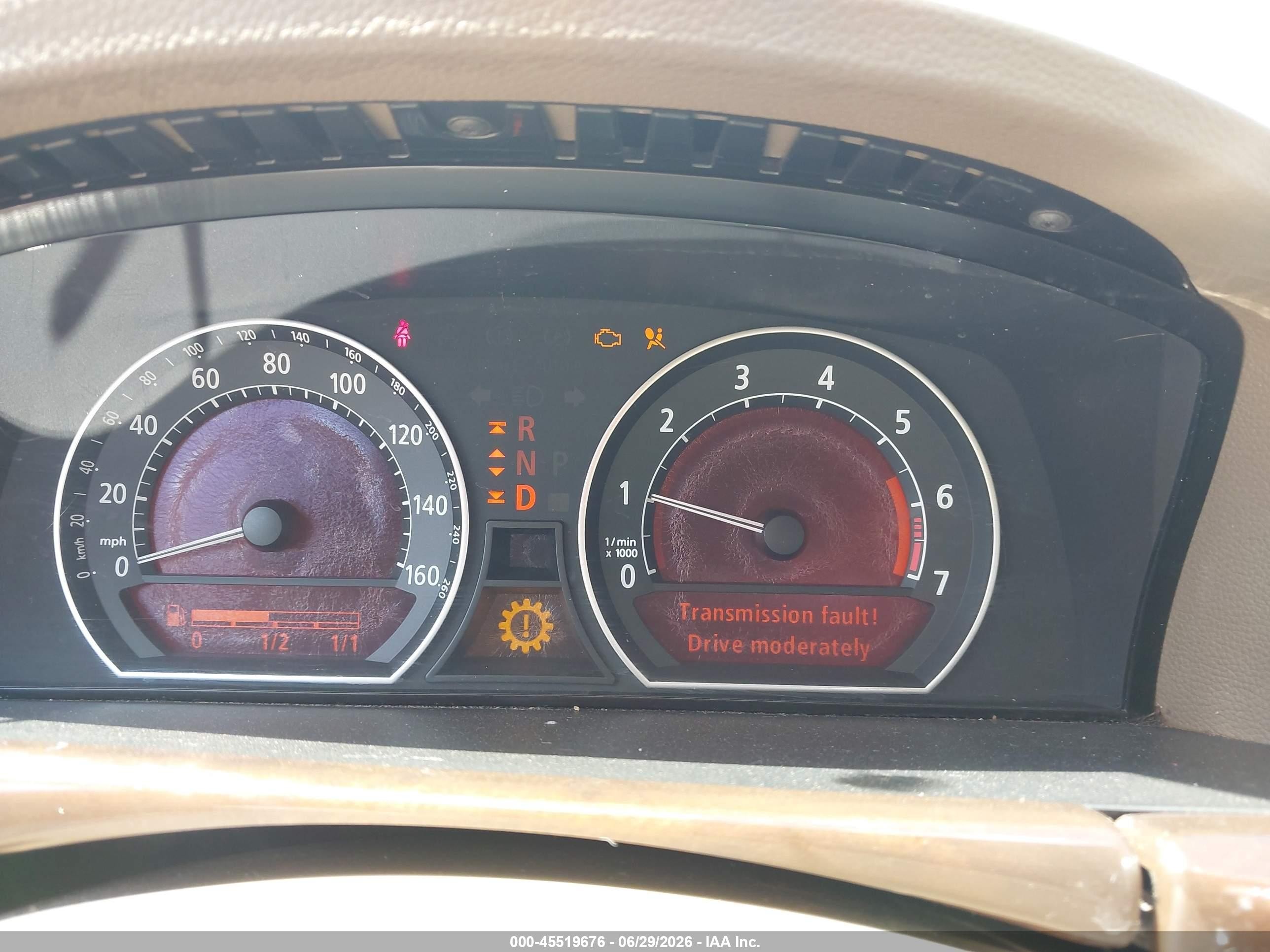 2008 Bmw 750li Silver vin: WBAHN83558DT78374