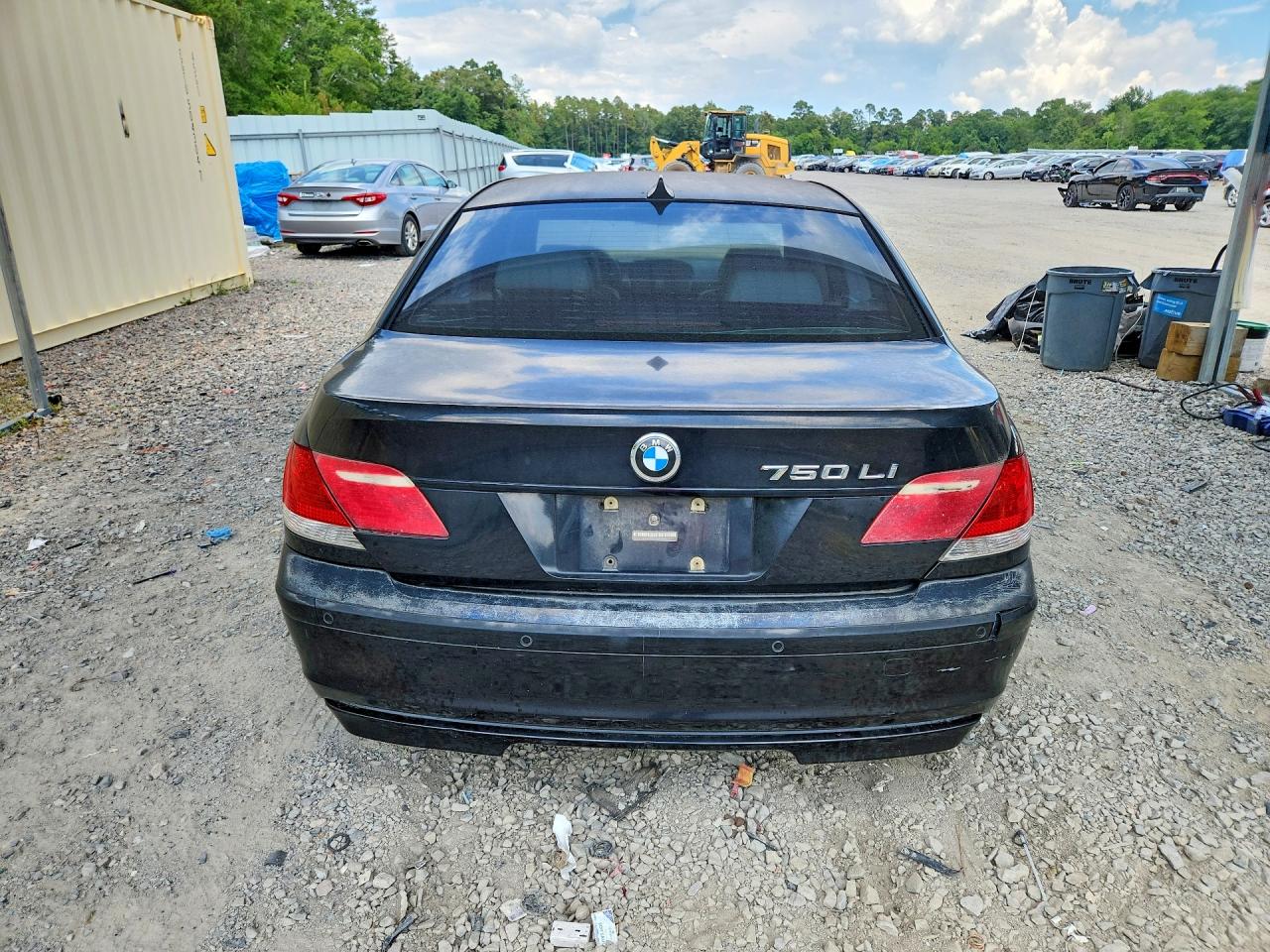 2008 Bmw 750 Li Black vin: WBAHN83558DT79945