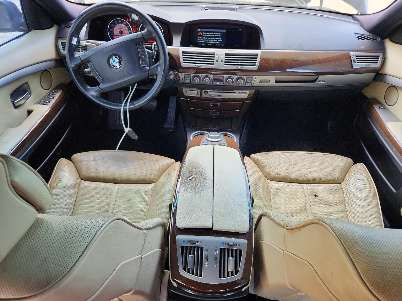 2008 Bmw 750 Li Black vin: WBAHN83558DT79945