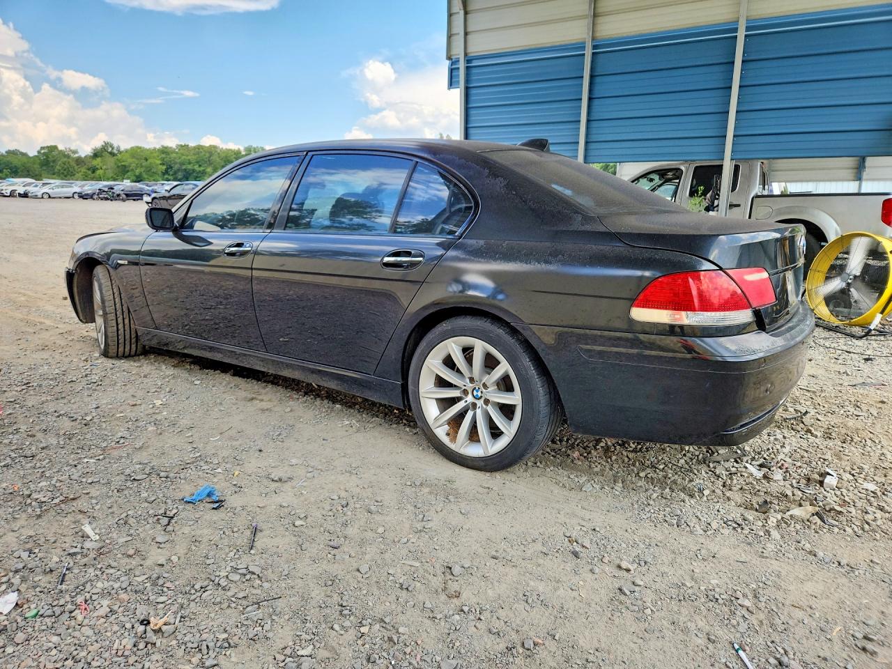 2008 Bmw 750 Li Black vin: WBAHN83558DT79945