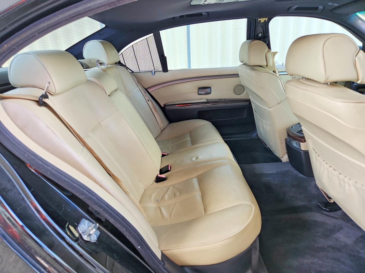 2008 Bmw 750 Li Black vin: WBAHN83558DT79945