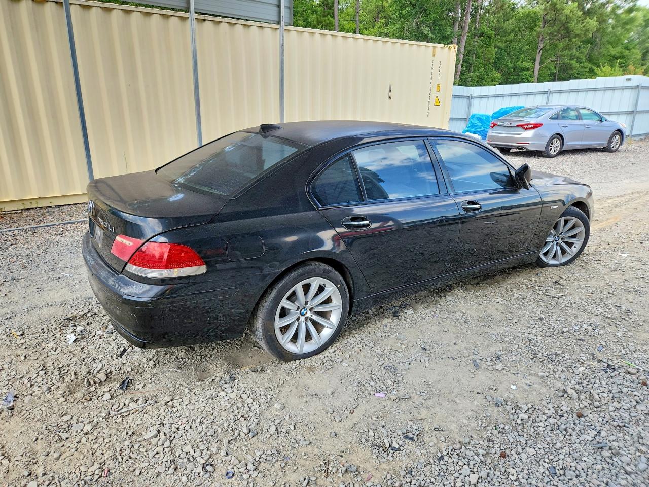 2008 Bmw 750 Li Black vin: WBAHN83558DT79945