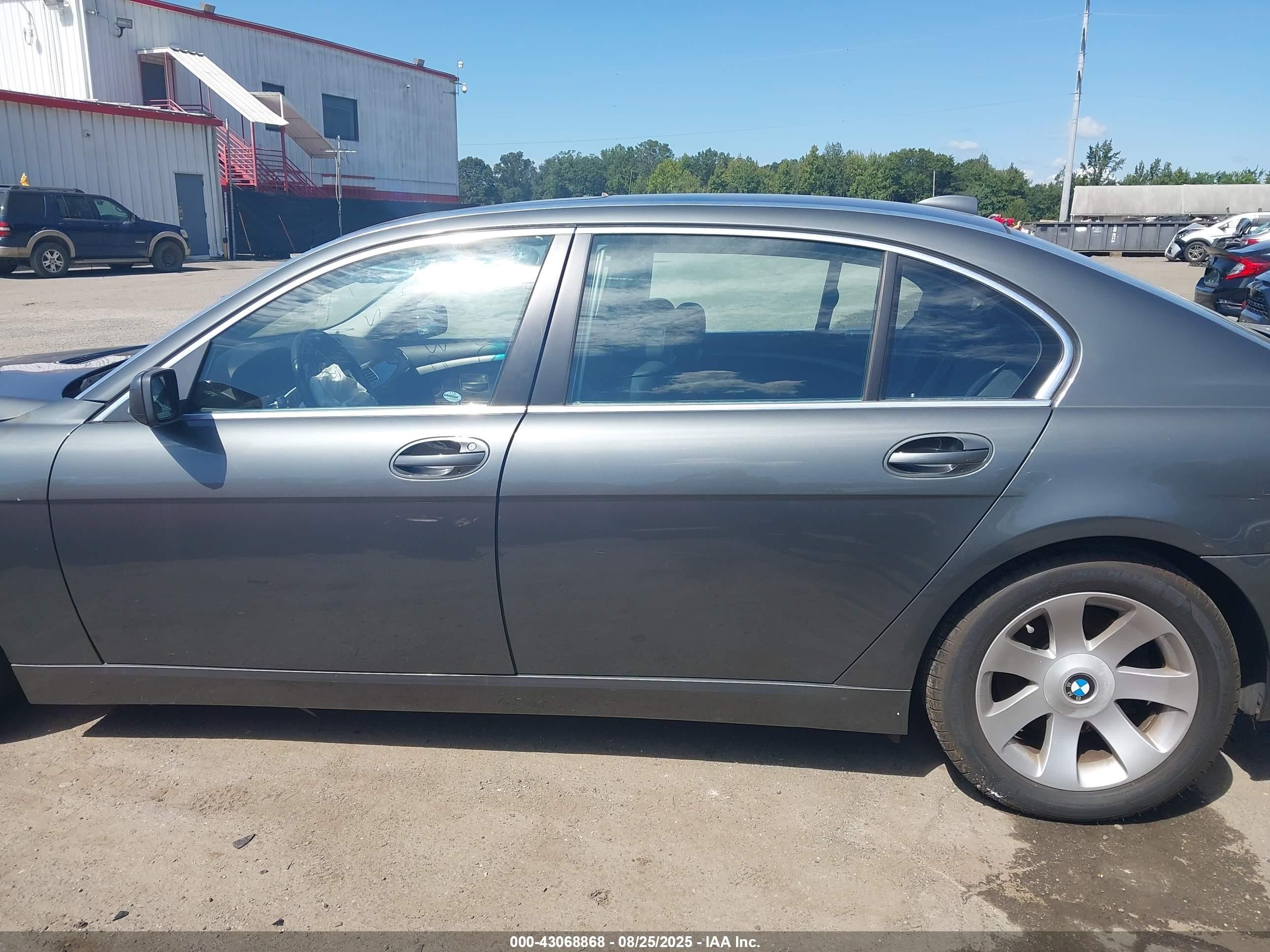 2008 Bmw 750li   Gray vin: WBAHN83558DT84966