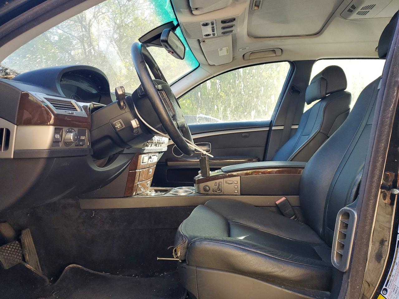 2008 Bmw 750 Li Black vin: WBAHN83558DT85826