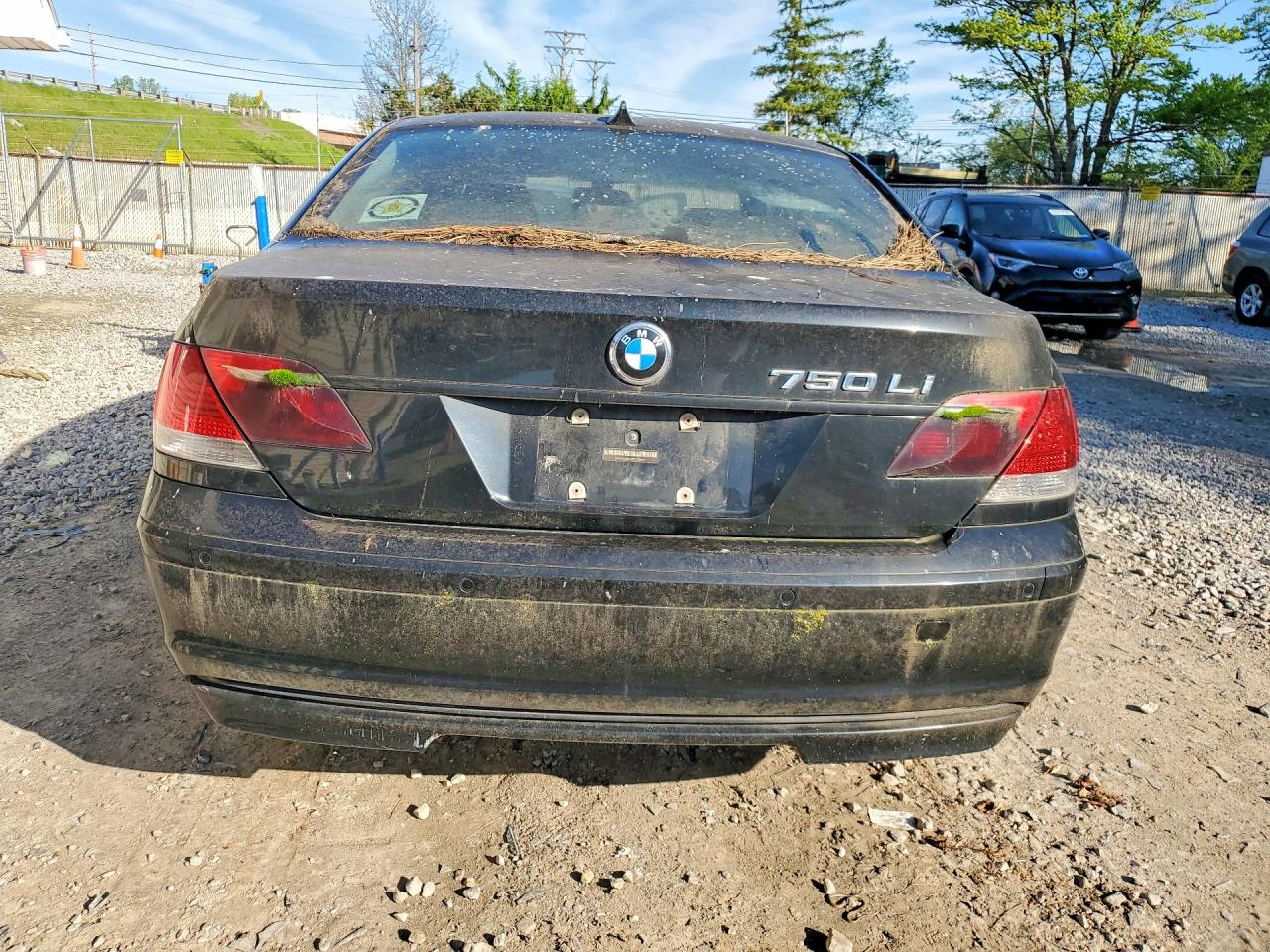 2008 Bmw 750 Li Black vin: WBAHN83558DT85826